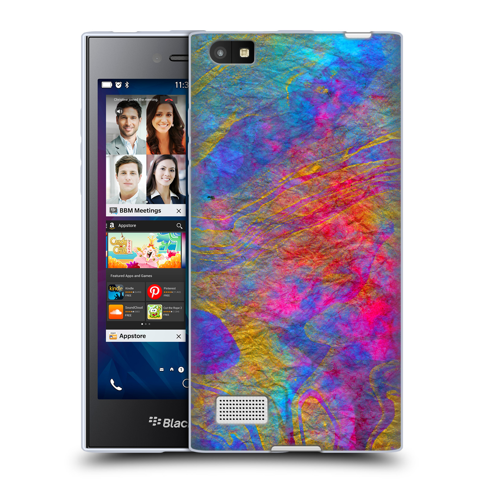 OFFICIAL HAROULITA MARBLE GEL CASE FOR BLACKBERRY PHONES - Picture 11 of 23