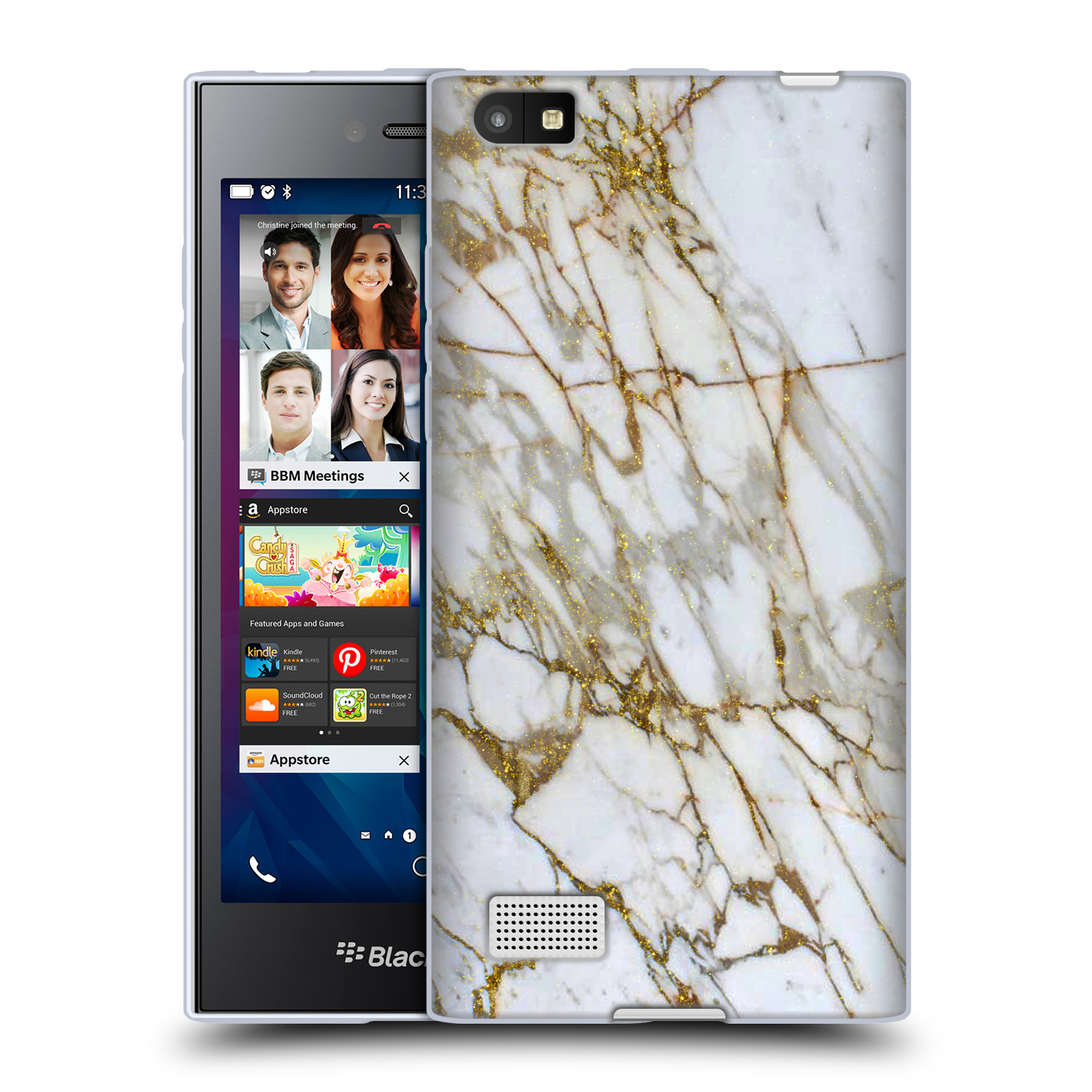 OFFICIAL HAROULITA MARBLE GEL CASE FOR BLACKBERRY PHONES - Picture 13 of 23