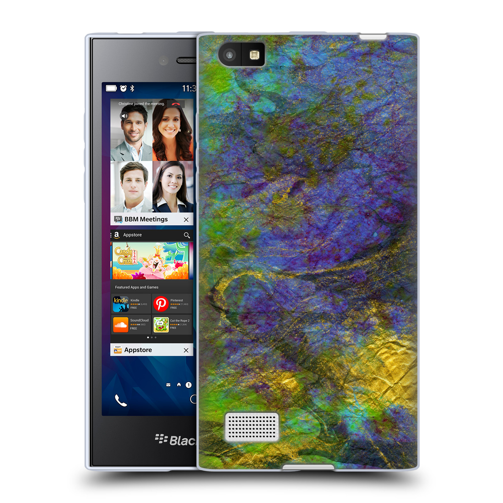 OFFICIAL HAROULITA MARBLE GEL CASE FOR BLACKBERRY PHONES - Picture 14 of 23