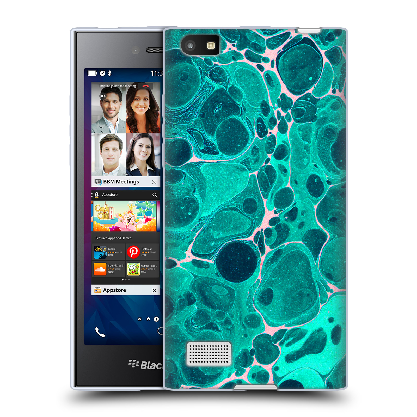 OFFICIAL HAROULITA MARBLE GEL CASE FOR BLACKBERRY PHONES - Picture 20 of 23