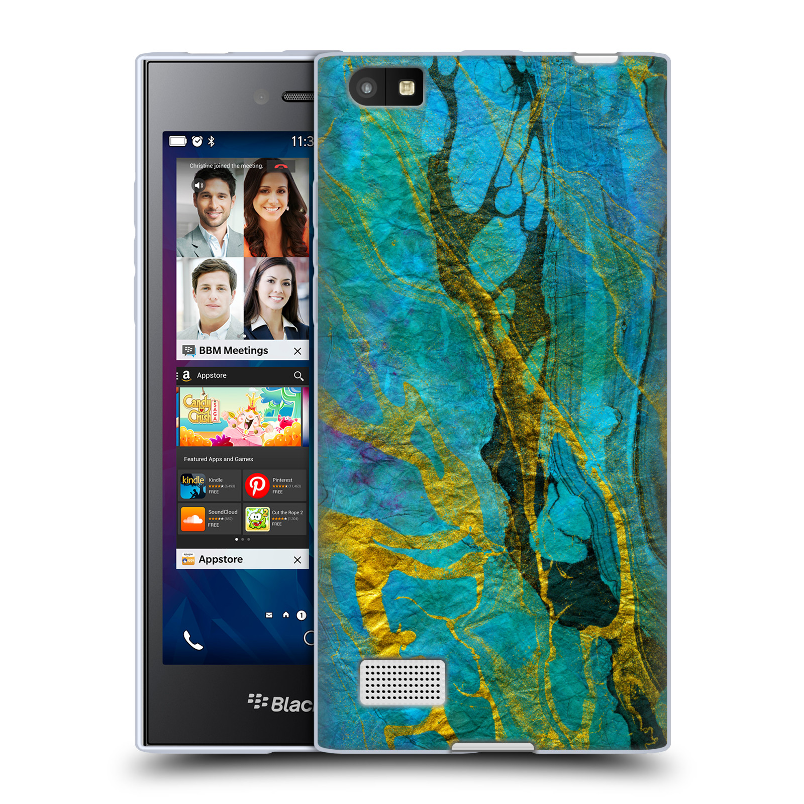 OFFICIAL HAROULITA MARBLE GEL CASE FOR BLACKBERRY PHONES - Picture 23 of 23