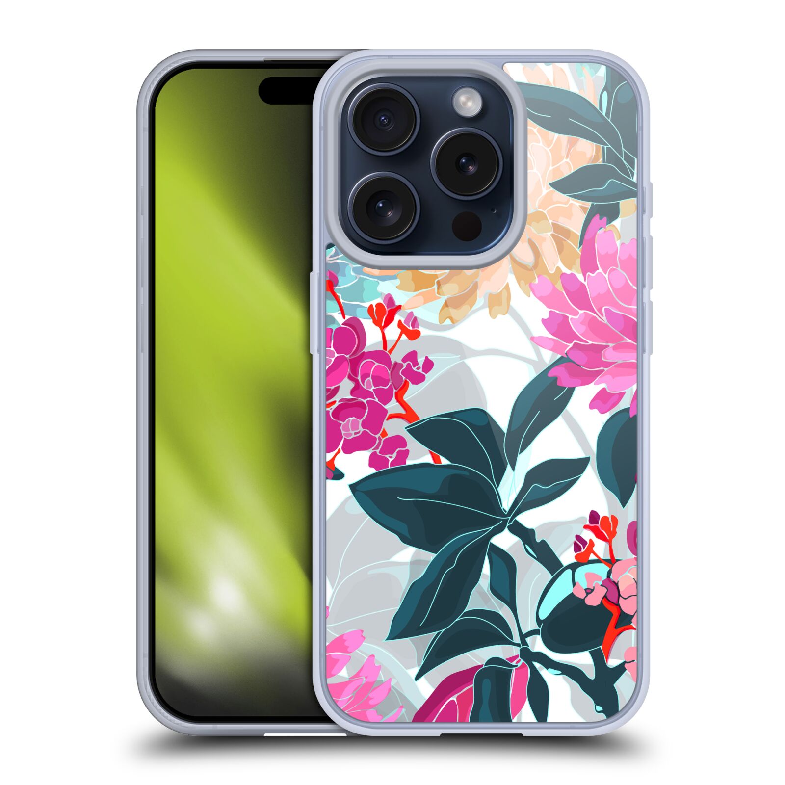 OFFICIEL HAROULITA MULTIFLEURS ÉTUI COQUE EN GEL POUR APPLE iPHONE TÉLÉPHONES - Photo 11 sur 13