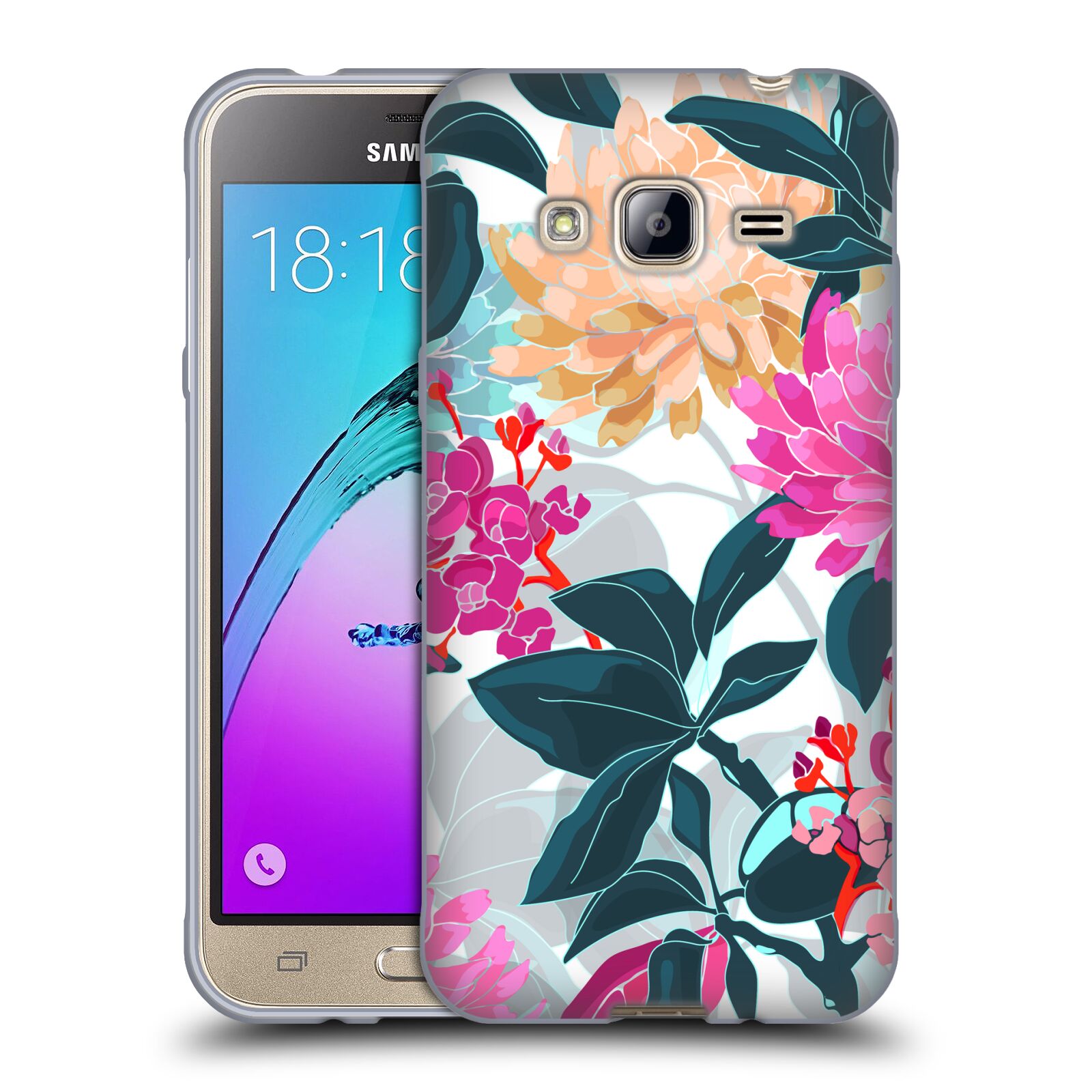 OFFICIAL HAROULITA MULTIFLOWERS SOFT GEL CASE FOR SAMSUNG PHONES 3 - Picture 8 of 13