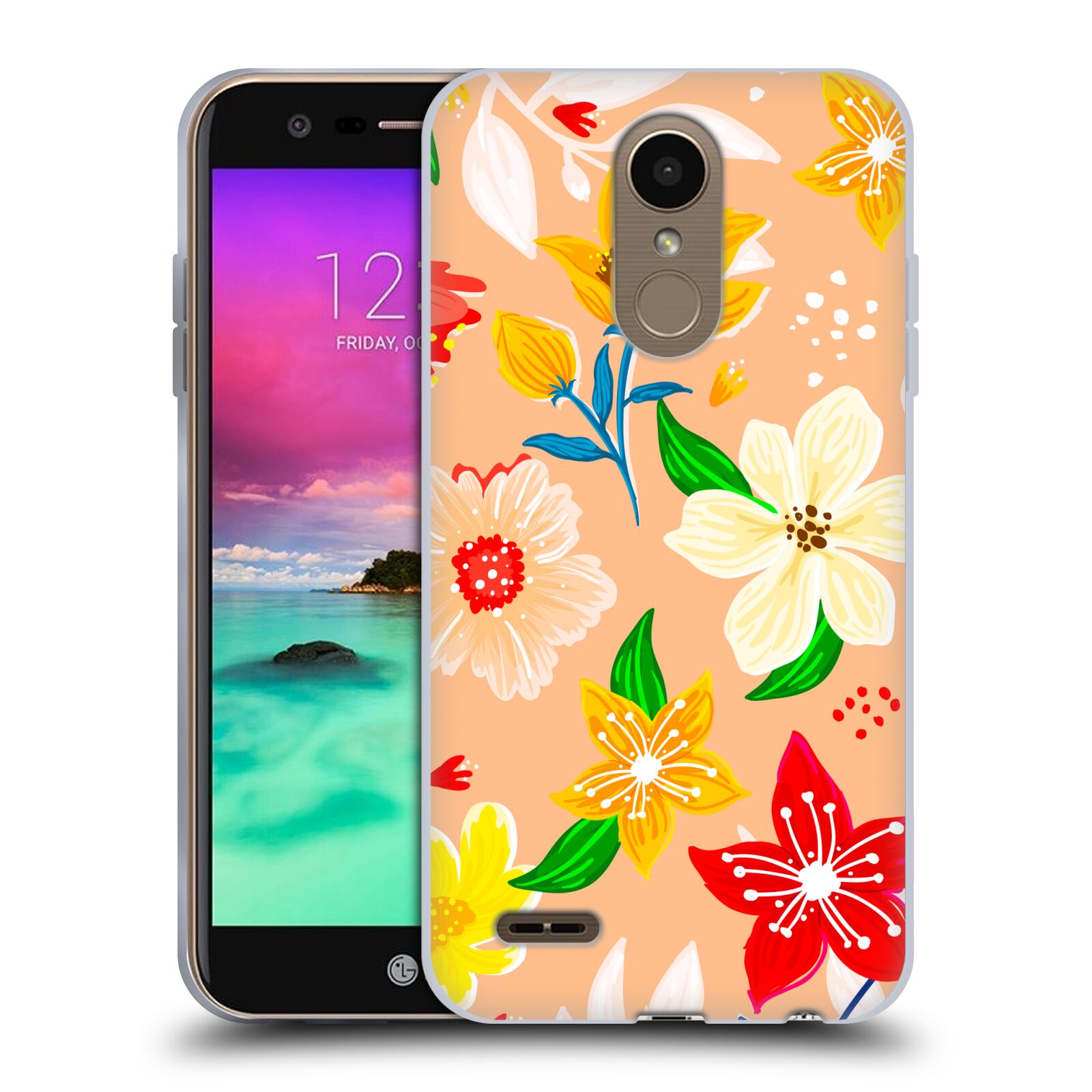 FUNDA OFICIAL HAROULITA MULTIFLORA GEL SUAVE PARA TELÉFONOS LG 2 - Imagen 17 de 21