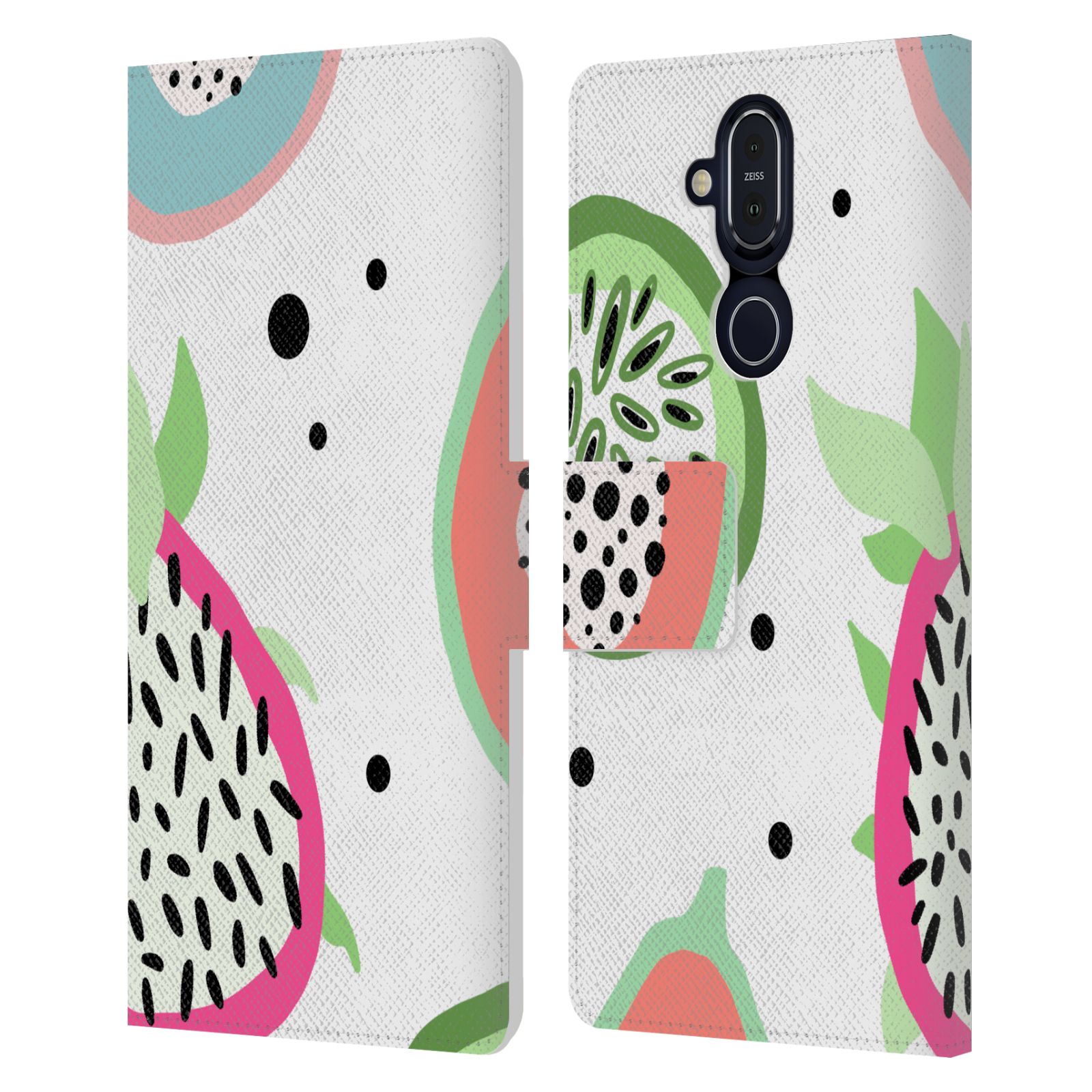 OFFICIAL HAROULITA PLANTS LEATHER BOOK WALLET CASE COVER FOR NOKIA PHONES