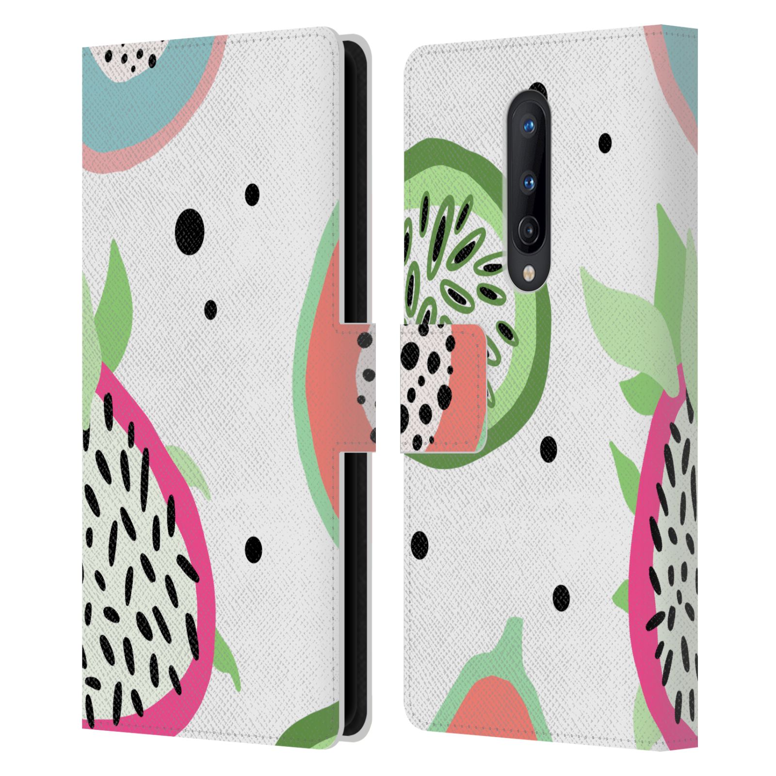 OFFICIAL HAROULITA PLANTS LEATHER BOOK WALLET CASE COVER FOR ONEPLUS PHONES