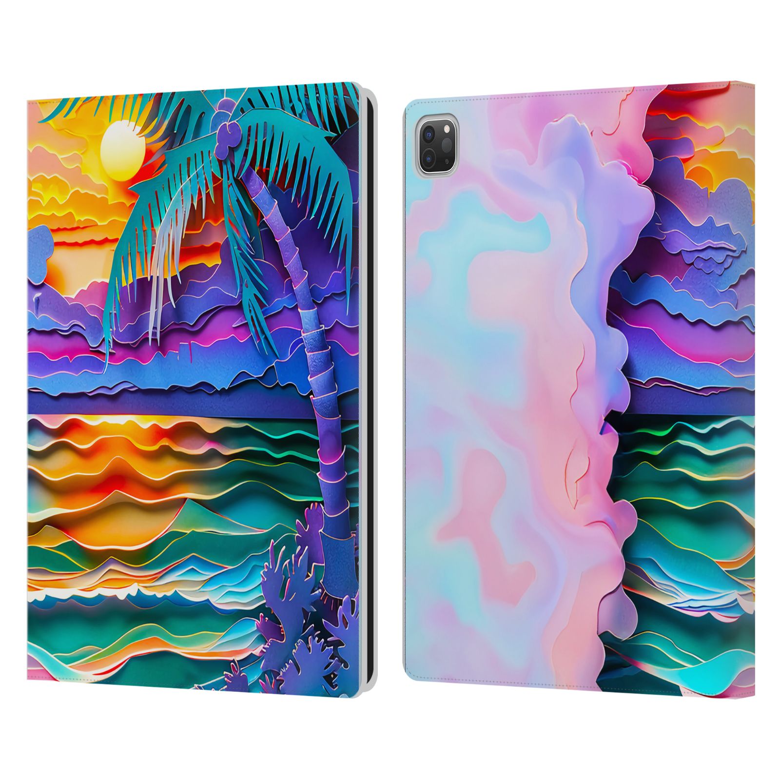 OFFICIAL HAROULITA SCENERIES LEATHER BOOK WALLET CASE FOR APPLE iPAD - Picture 10 of 11