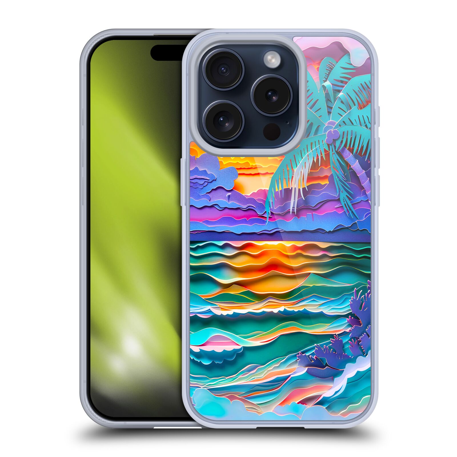 CUSTODIA GEL UFFICIALE HAROULITA SCENERIES COMPATIBILE CON TELEFONI APPLE iPHONE/MAGSAFE - Foto 9 di 10