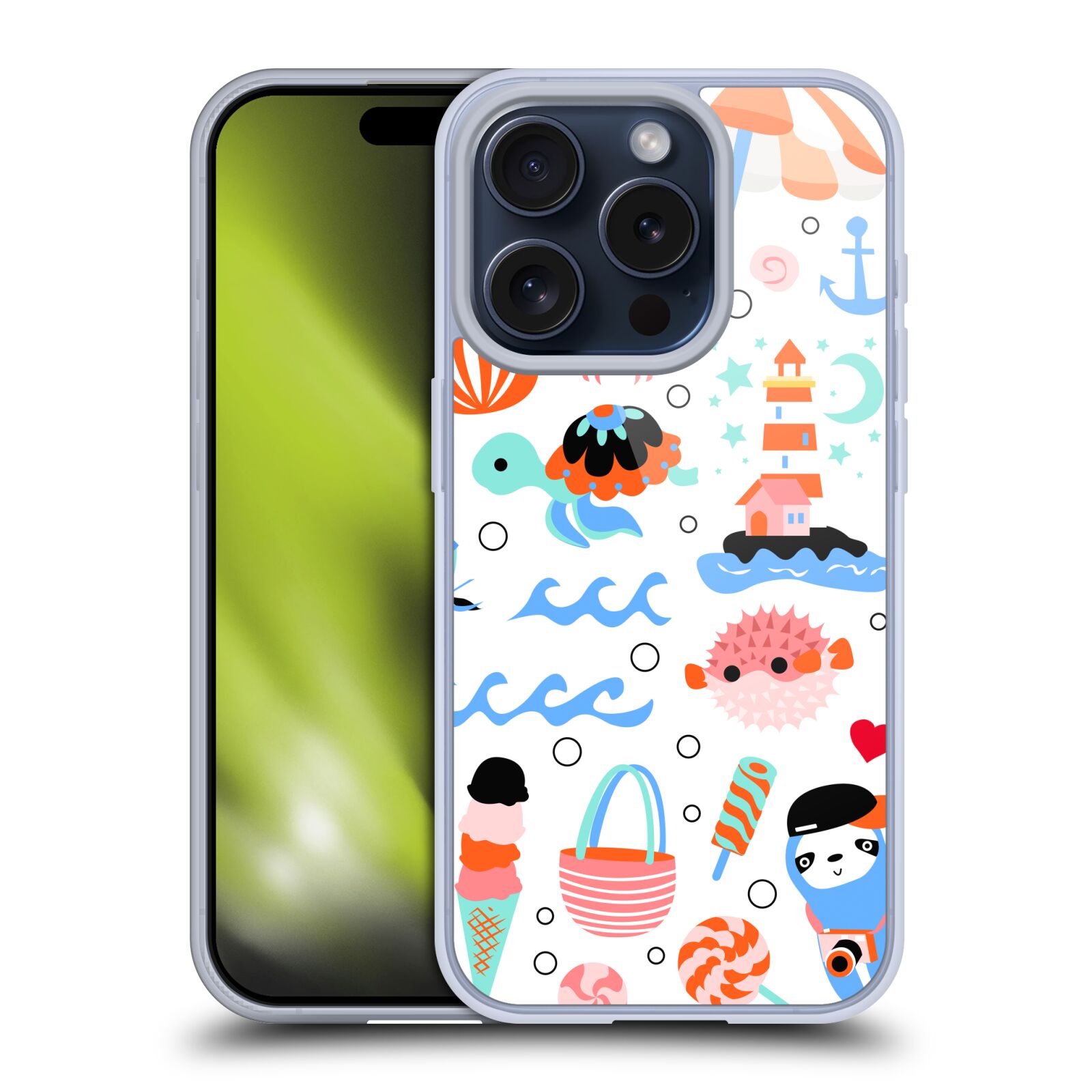 OFFICIAL HAROULITA SEA CREATURES GEL CASE FOR APPLE iPHONE PHONES - Picture 9 of 12