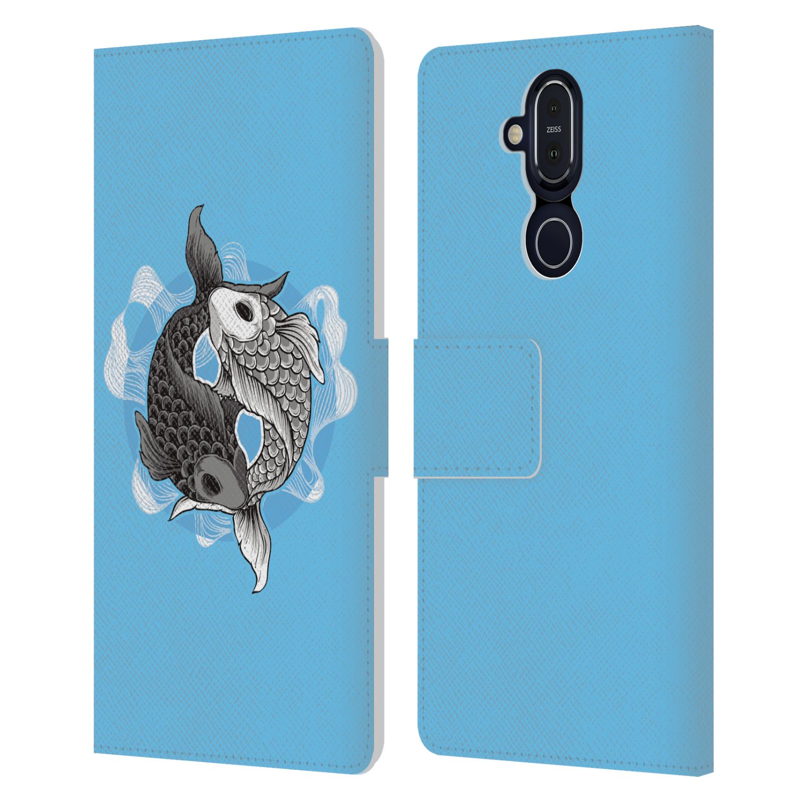 OFFICIAL HAROULITA SEA CREATURES LEATHER BOOK WALLET CASE COVER FOR NOKIA PHONES - Picture 9 of 15