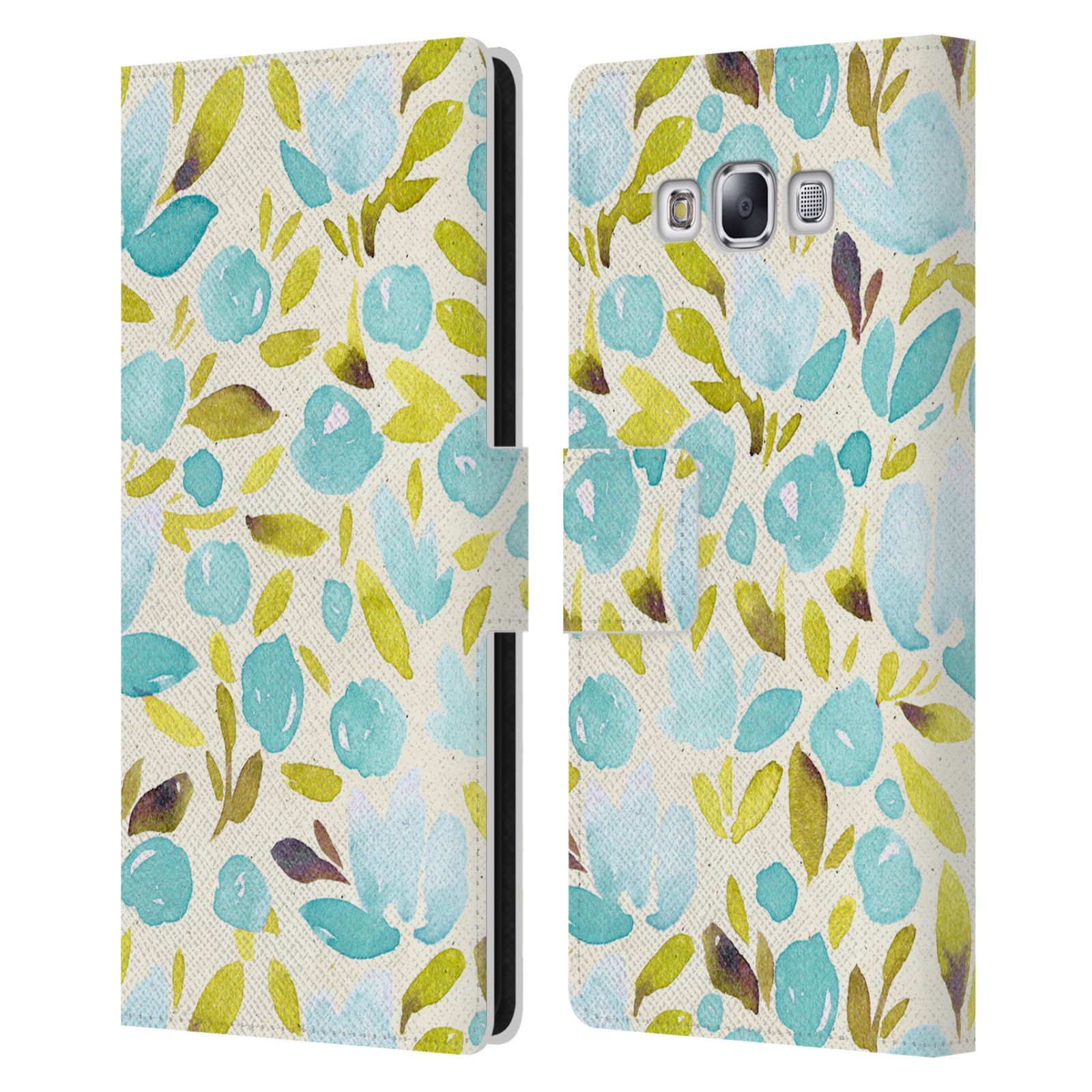 OFFIZIELLE HAROULITA AQUARELL LEDER BOOK CASE FÜR SAMSUNG HANDYS 3 - Bild 7 von 16