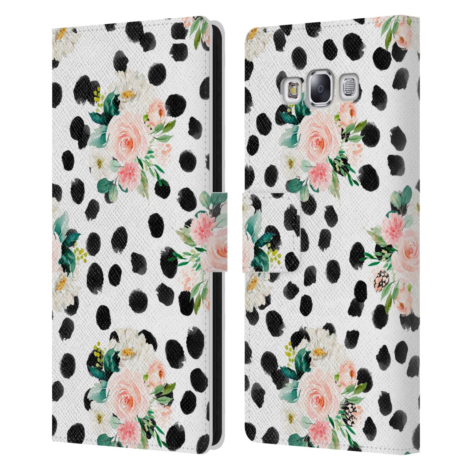 OFFIZIELLE HAROULITA AQUARELL LEDER BOOK CASE FÜR SAMSUNG HANDYS 3 - Bild 8 von 16