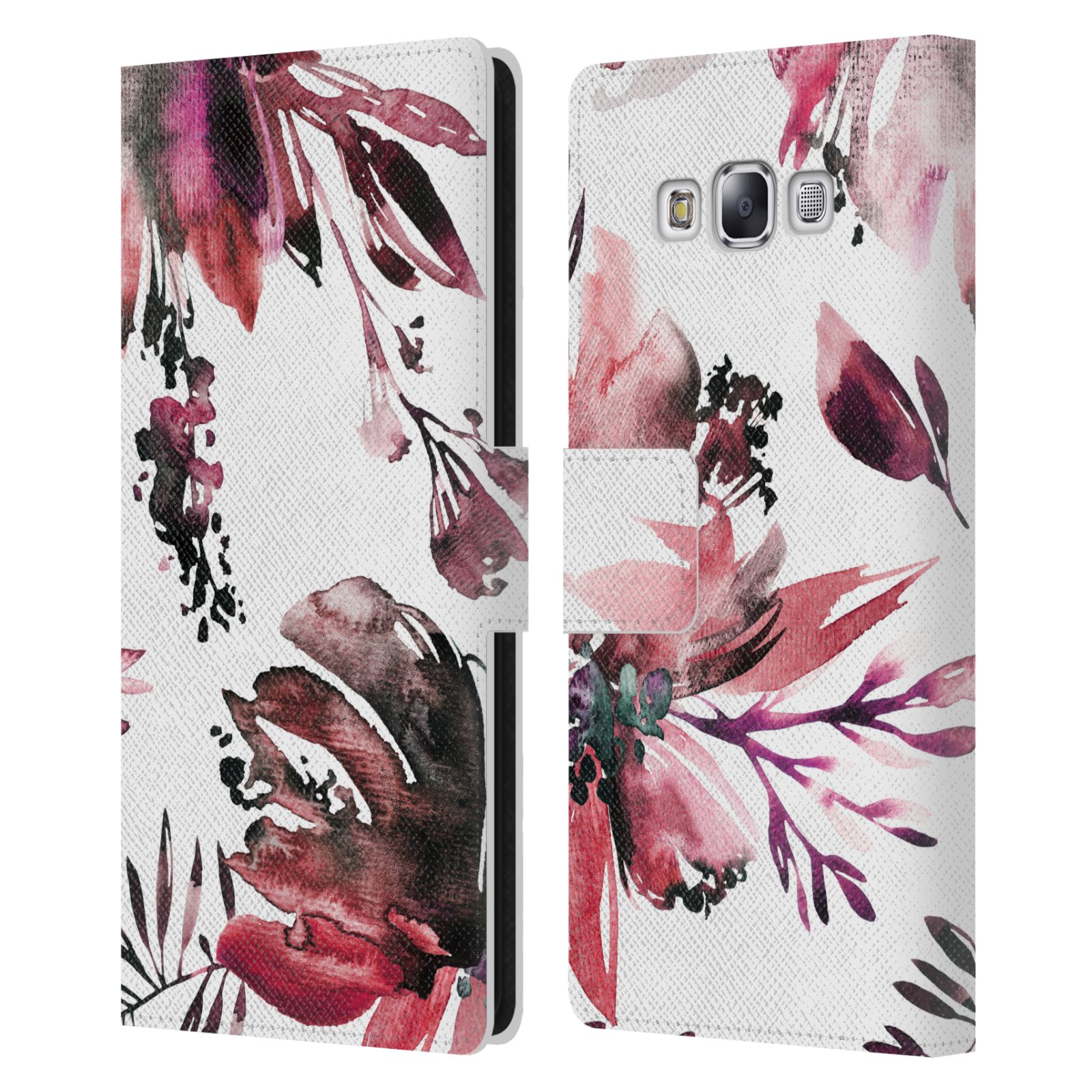 OFFIZIELLE HAROULITA AQUARELL LEDER BOOK CASE FÜR SAMSUNG HANDYS 3 - Bild 9 von 16
