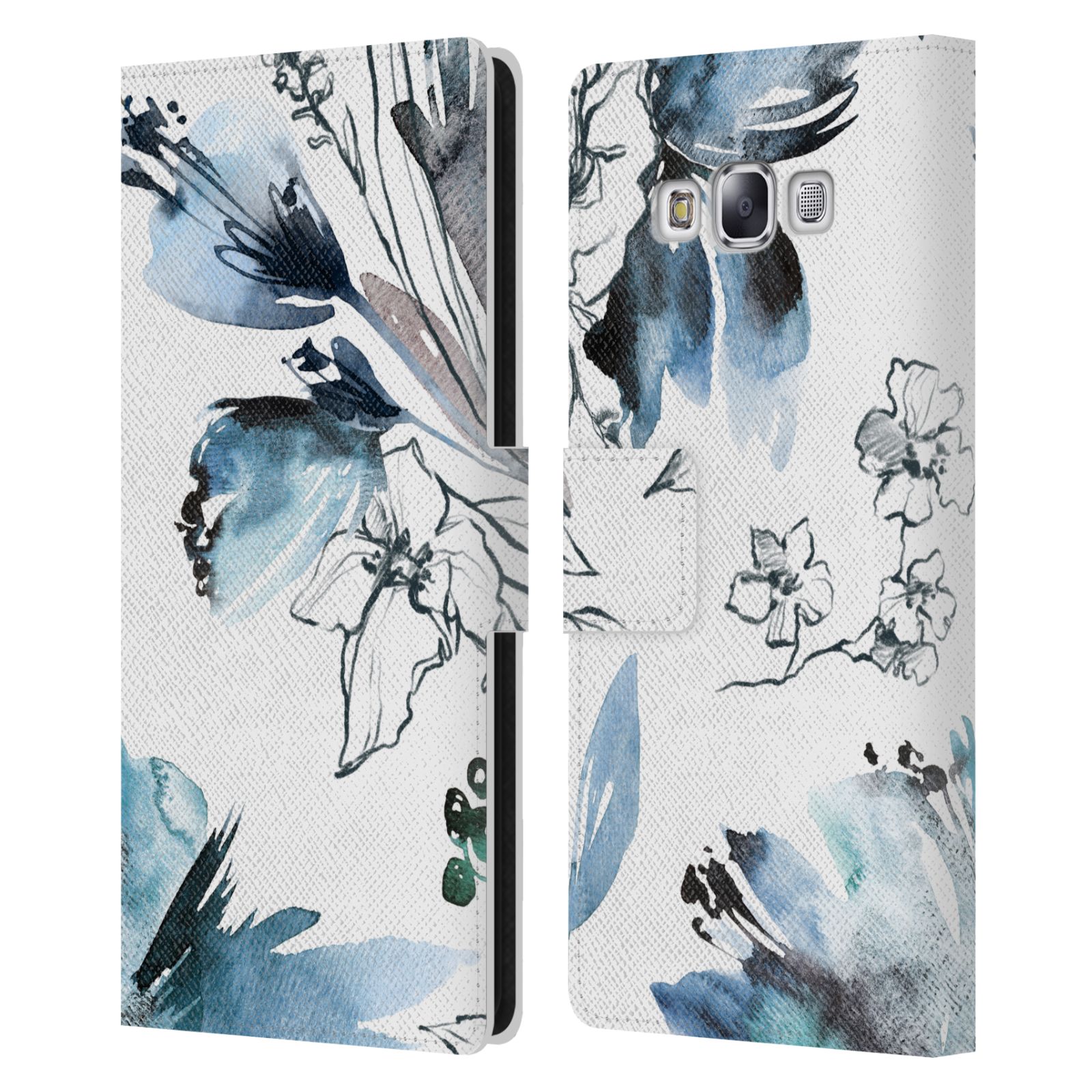 OFFIZIELLE HAROULITA AQUARELL LEDER BOOK CASE FÜR SAMSUNG HANDYS 3 - Bild 12 von 16