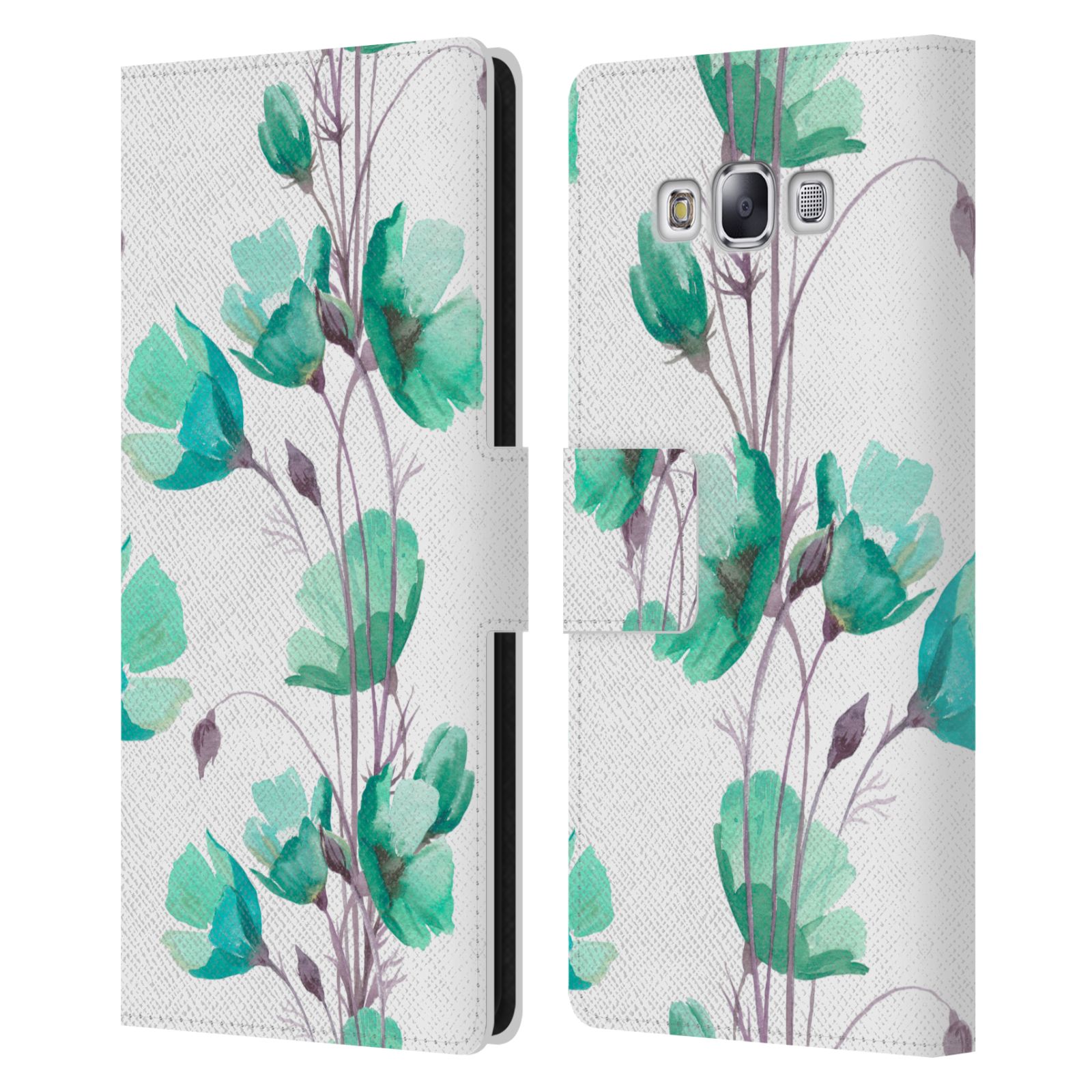 OFFIZIELLE HAROULITA AQUARELL LEDER BOOK CASE FÜR SAMSUNG HANDYS 3 - Bild 16 von 16