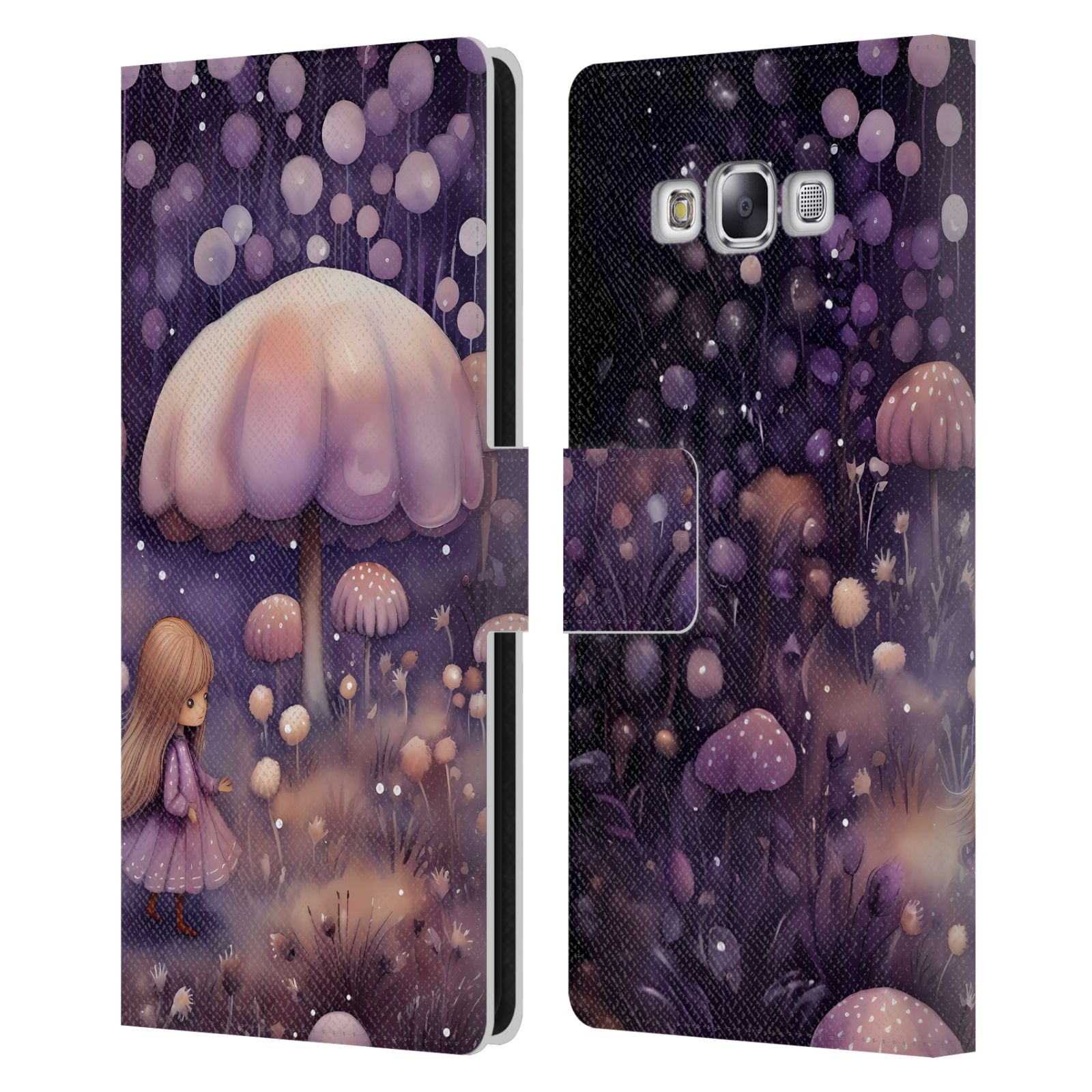 OFFICIAL HAROULITA WHIMSICAL LEATHER BOOK WALLET CASE FOR SAMSUNG PHONES 3