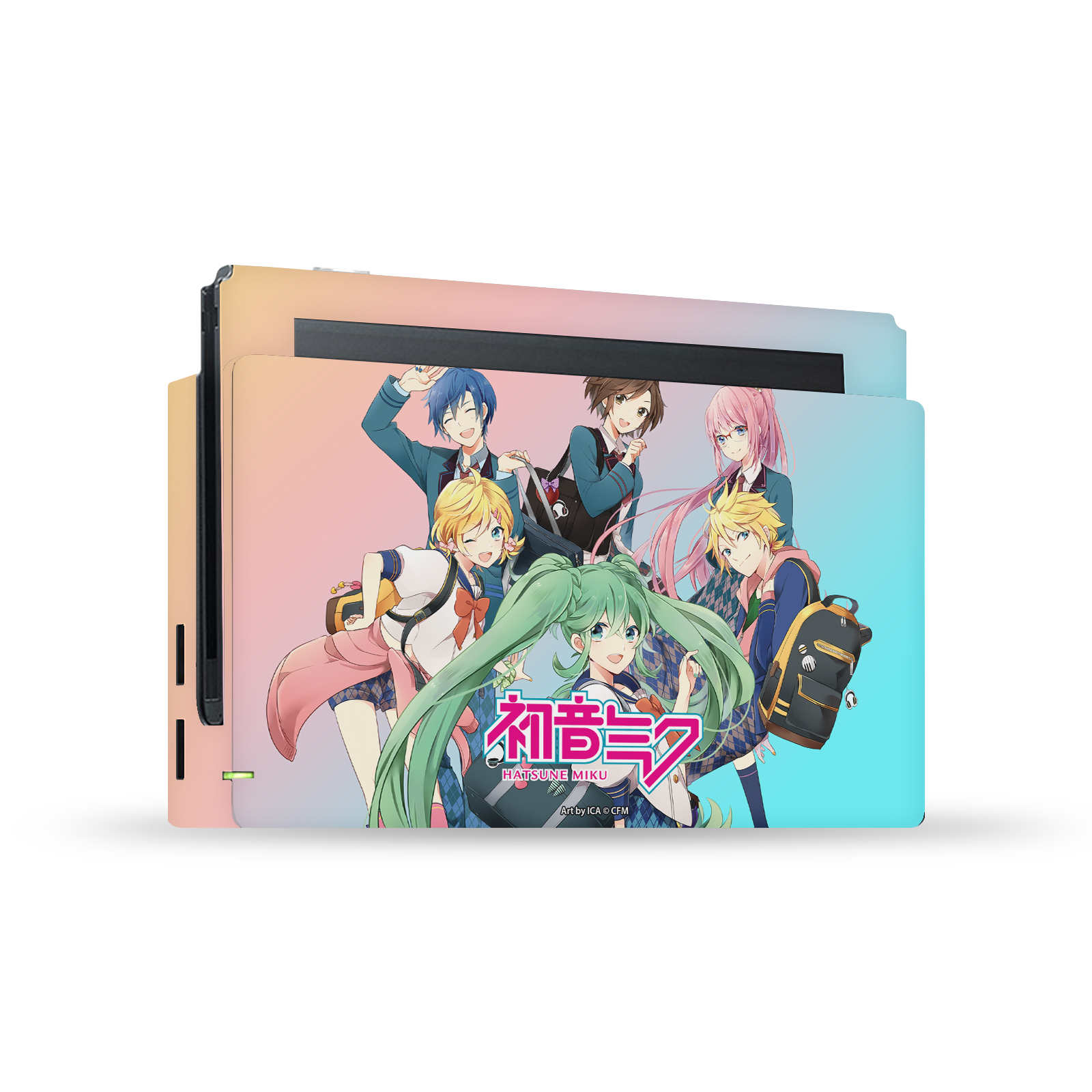 OFFICIAL HATSUNE MIKU GRAPHICS VINYL SKIN FOR NINTENDO SWITCH CONSOLE & DOCK