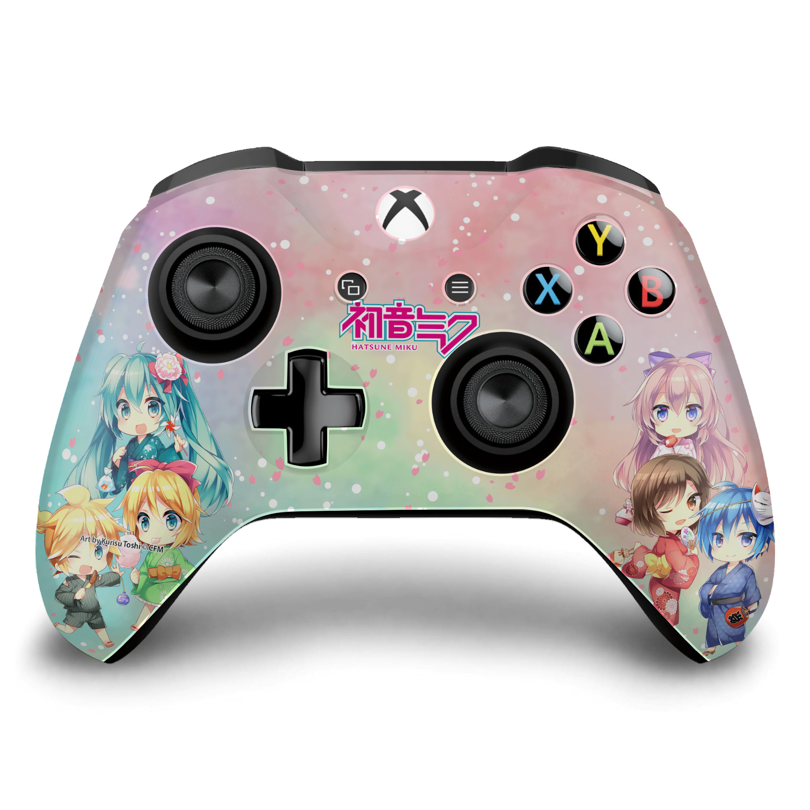 OFFICIAL HATSUNE MIKU GRAPHICS VINYL SKIN DECAL FOR XBOX ONE S / X CONTROLLER