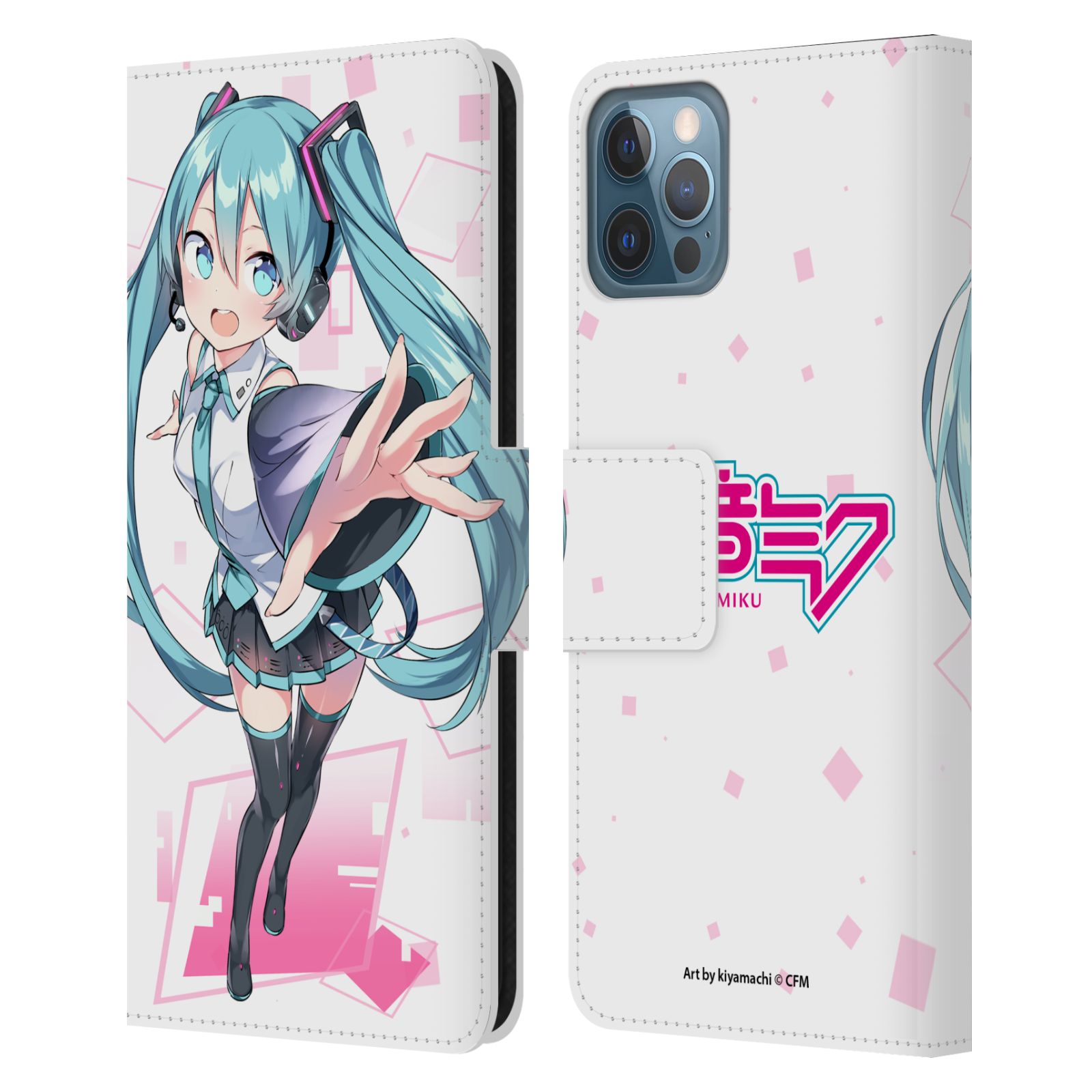 Cute Leather Wallet Case for iPhone 12 / 12 Pro