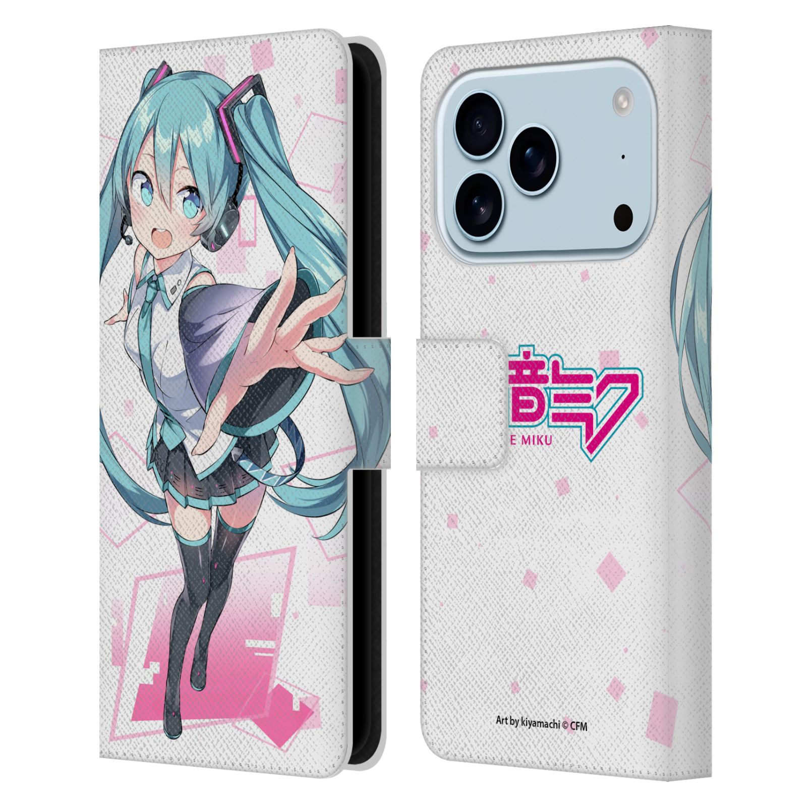 Cute Leather Wallet Case for iPhone 17 Pro
