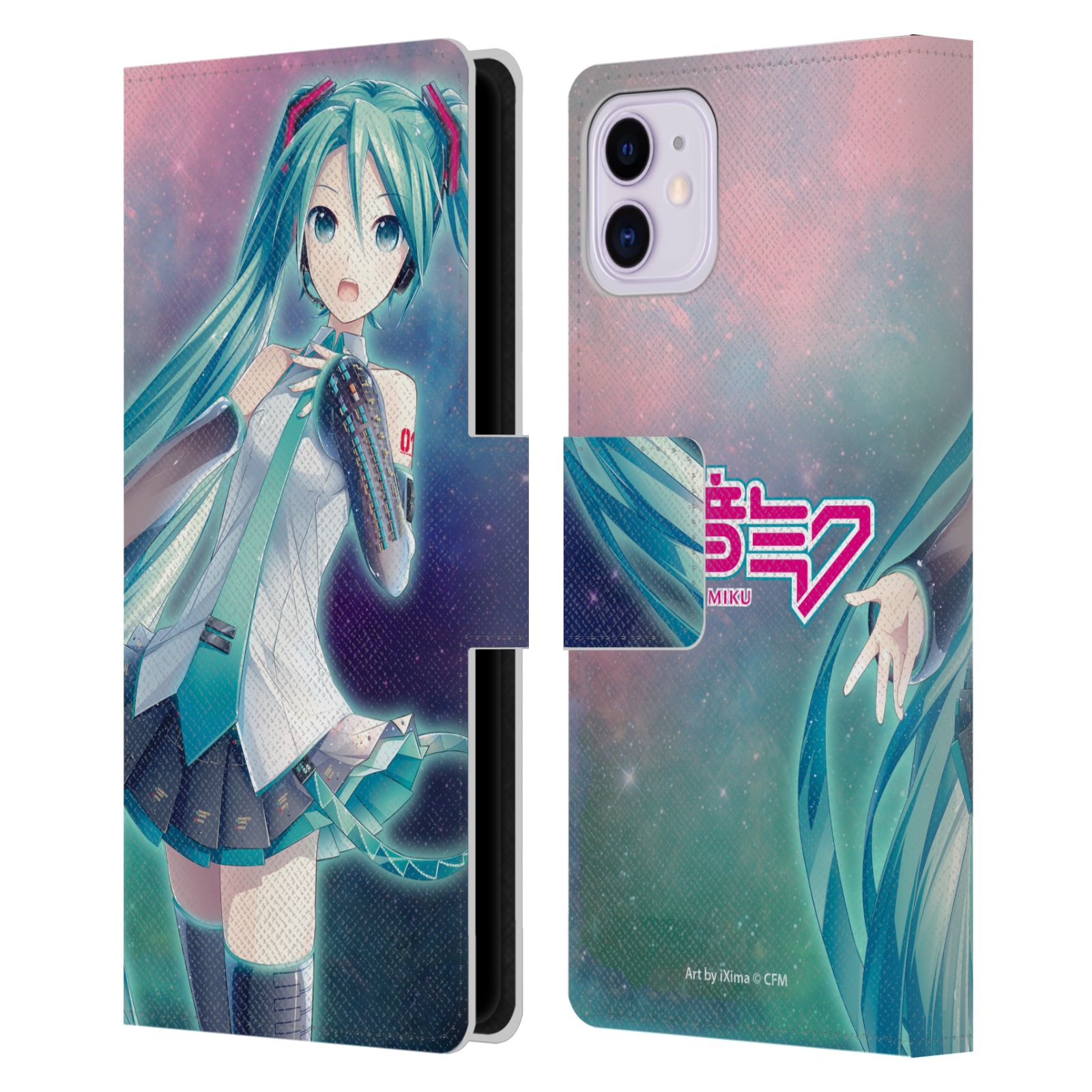 Nebula Leather Wallet Case for iPhone 11
