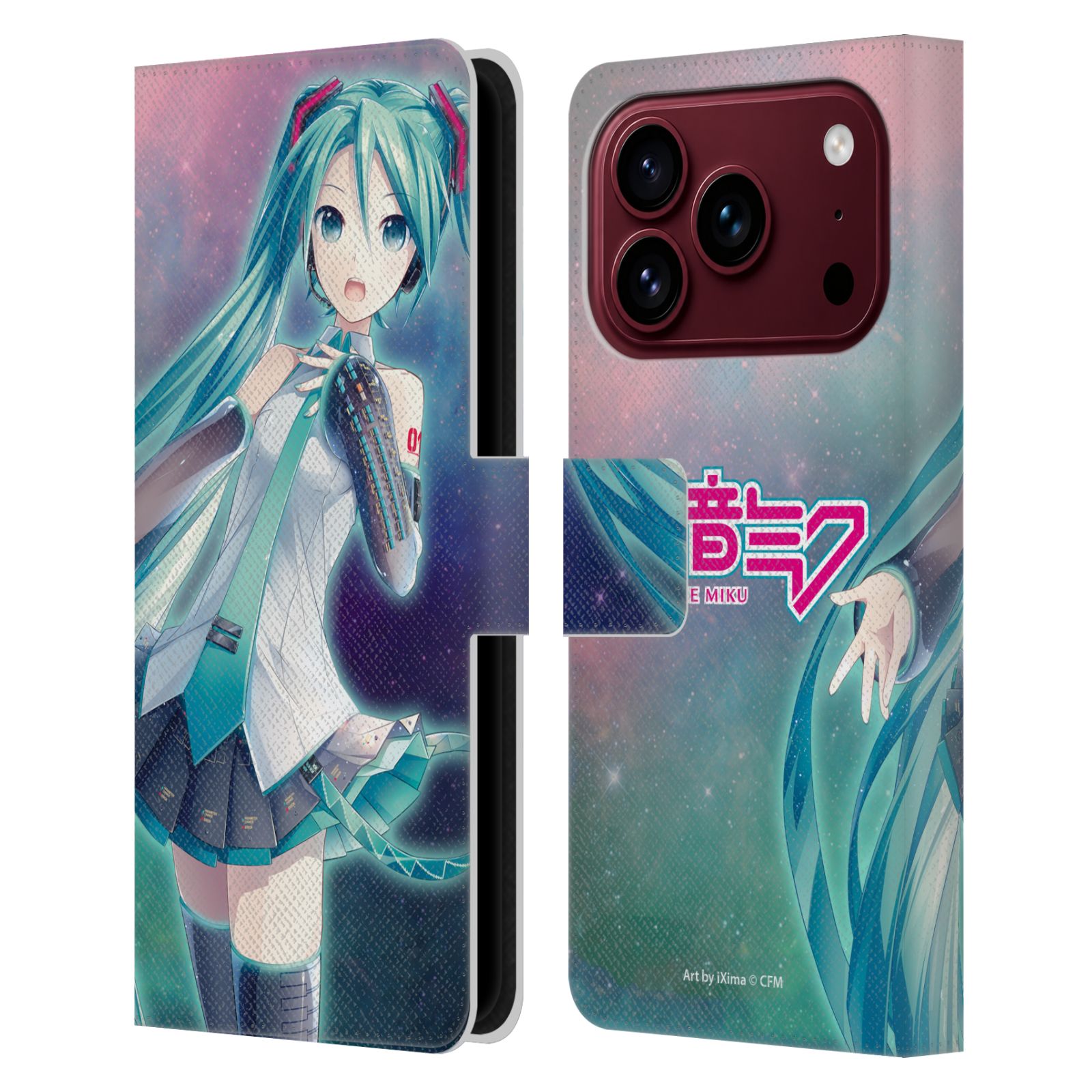 Nebula Leather Wallet Case for iPhone 18 Pro