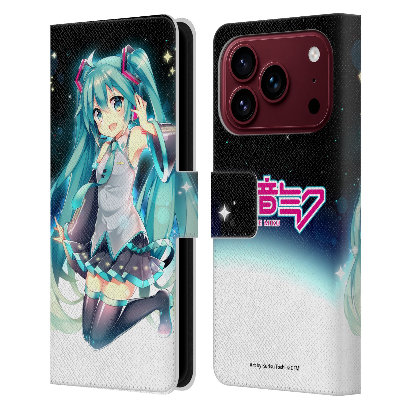 Night Sky Leather Wallet Case for iPhone 18 Pro