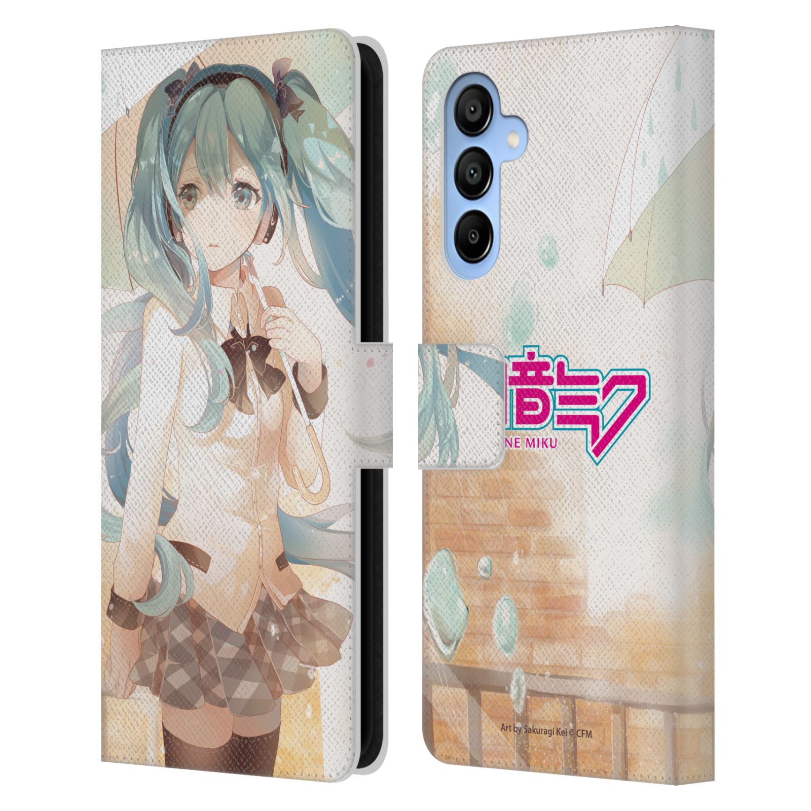 Rain Leather Wallet Case for Galaxy A16 5G