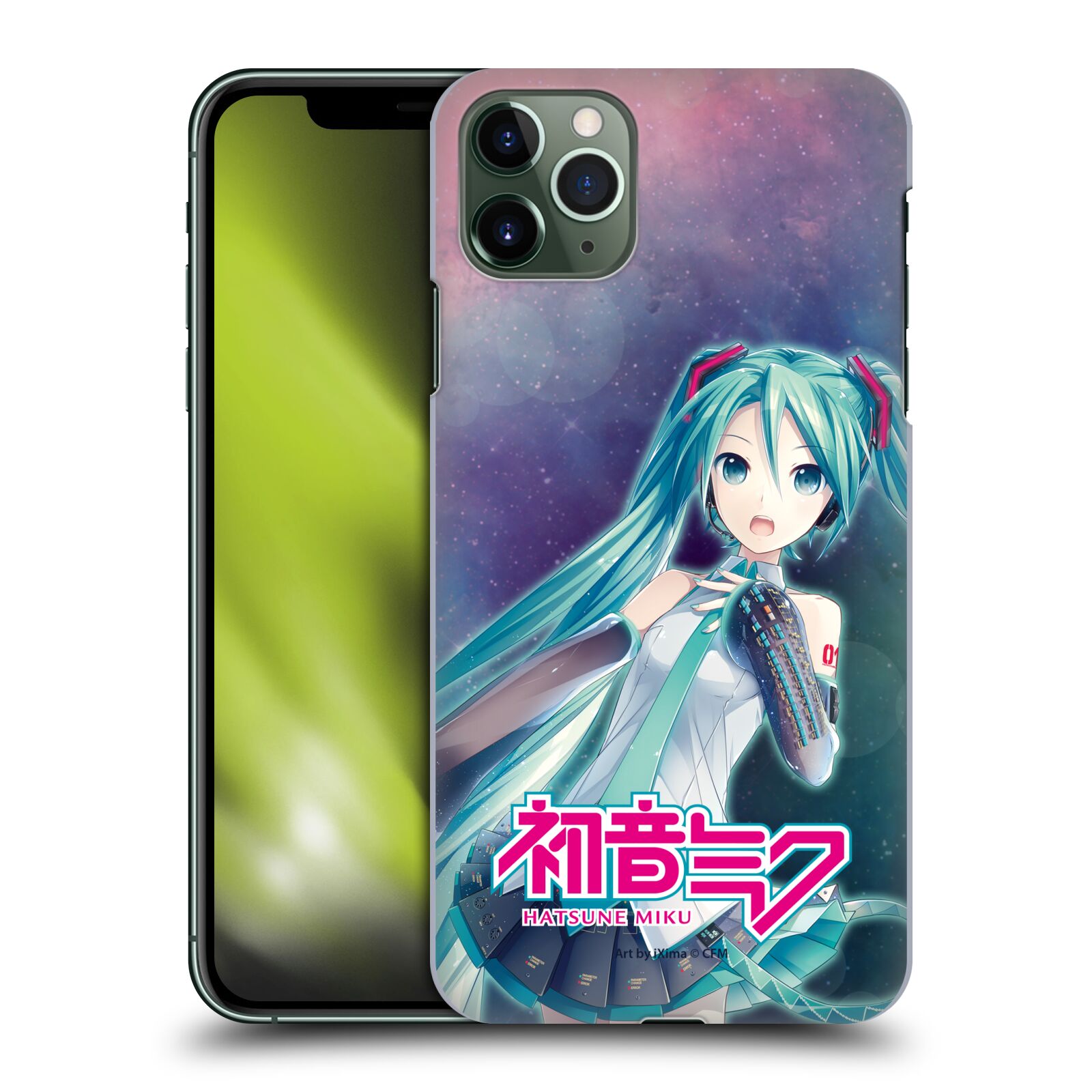 OFFICIAL HATSUNE MIKU GRAPHICS HARD BACK CASE FOR APPLE iPHONE PHONES