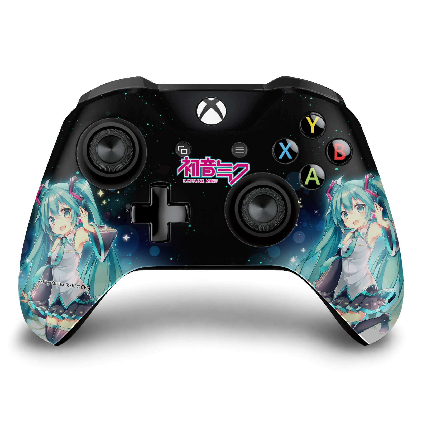 OFFICIAL HATSUNE MIKU GRAPHICS VINYL SKIN DECAL FOR XBOX ONE S / X CONTROLLER