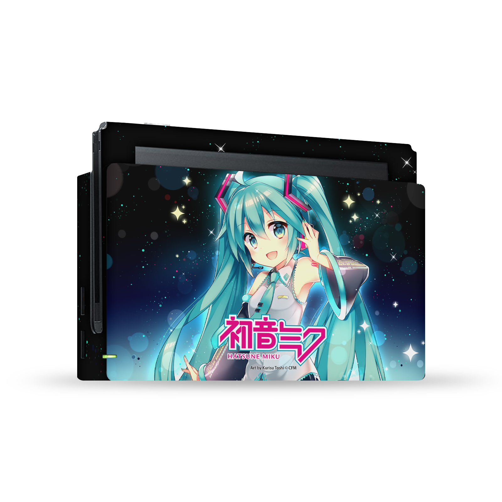 OFFICIAL HATSUNE MIKU GRAPHICS VINYL SKIN FOR NINTENDO SWITCH CONSOLE & DOCK