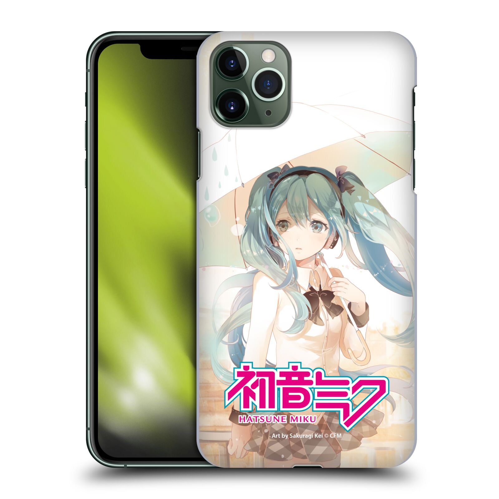 OFFICIAL HATSUNE MIKU GRAPHICS HARD BACK CASE FOR APPLE iPHONE 