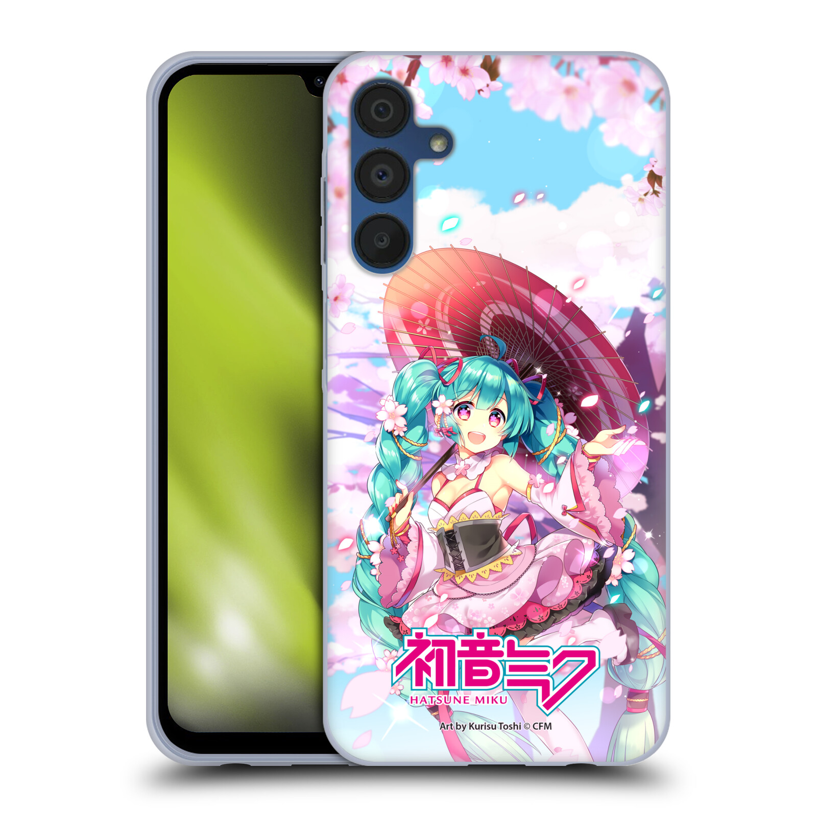 Sakura Parasol Hybrid MagSafe Case for Galaxy A15 (2024)