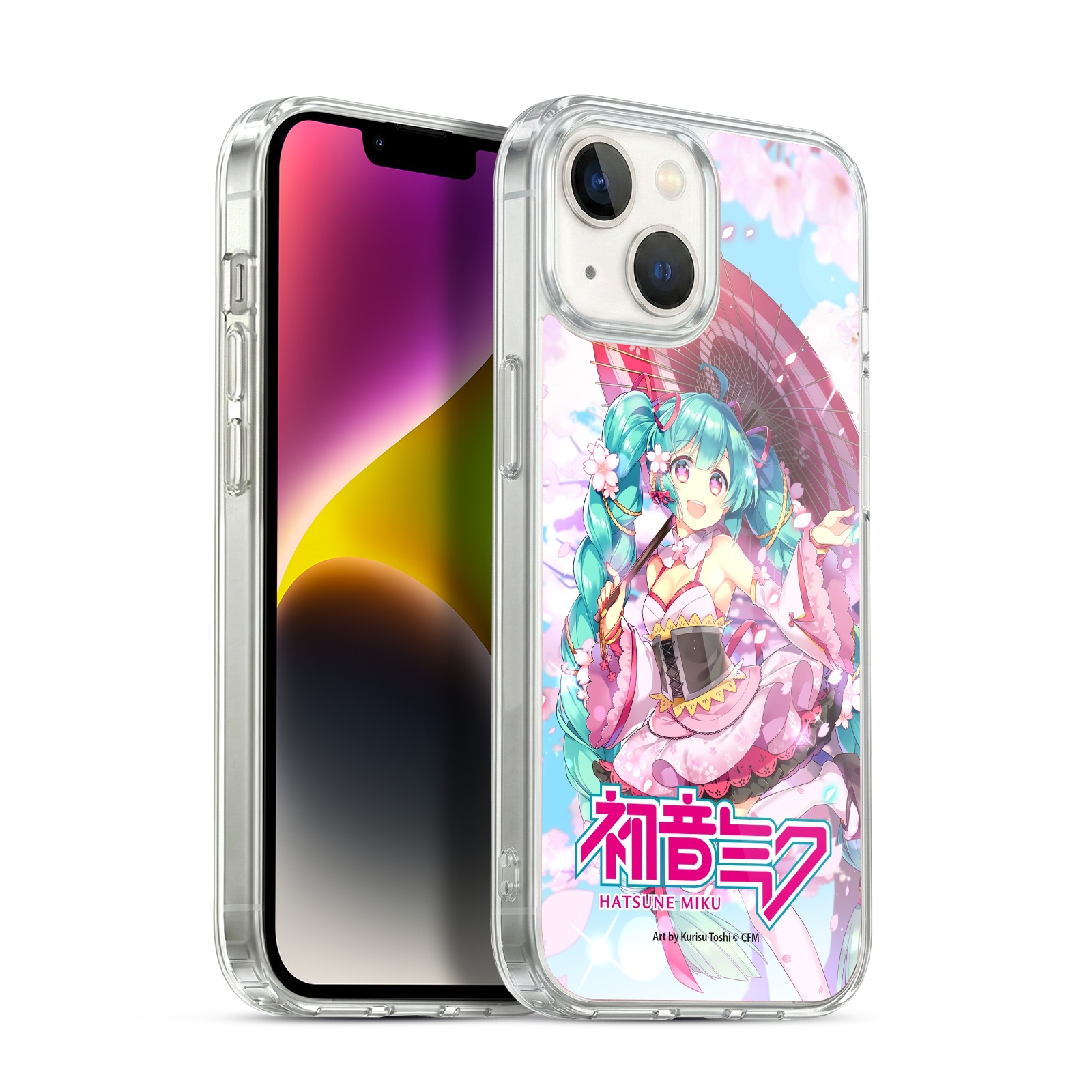 Sakura Parasol Hybrid MagSafe Case for iPhone 14