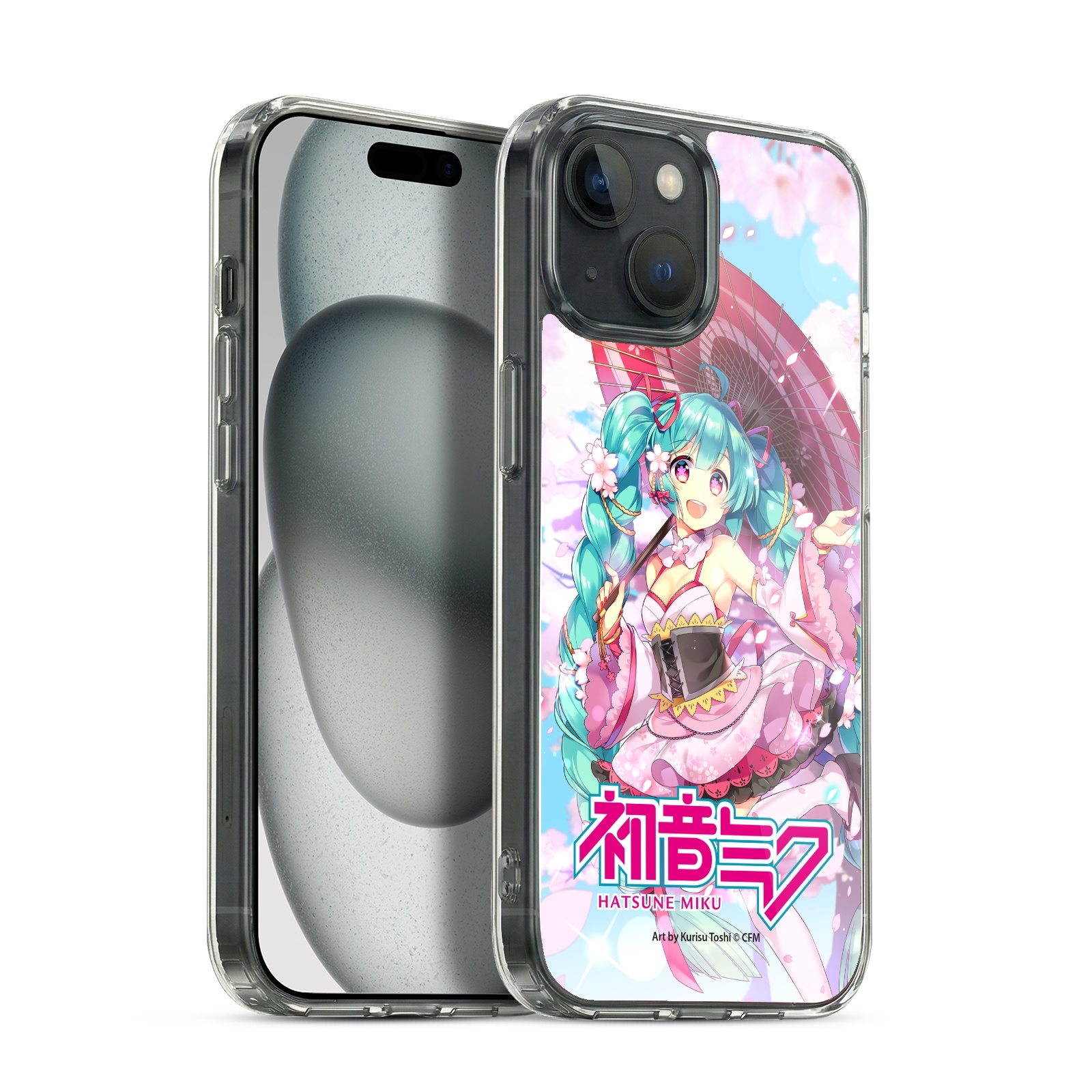 Sakura Parasol Hybrid MagSafe Case for iPhone 15