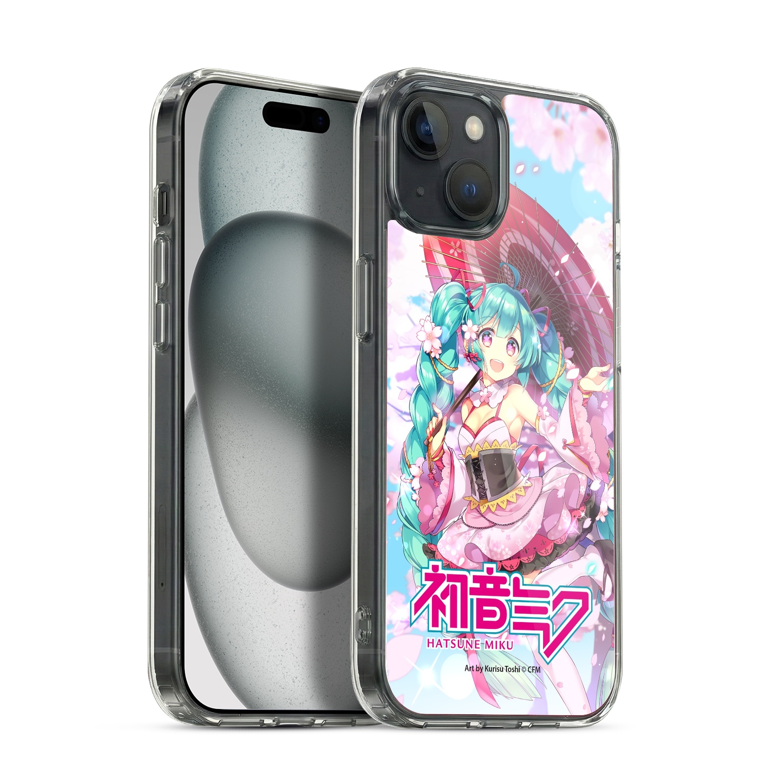 Sakura Parasol Hybrid MagSafe Case for iPhone 15 Plus