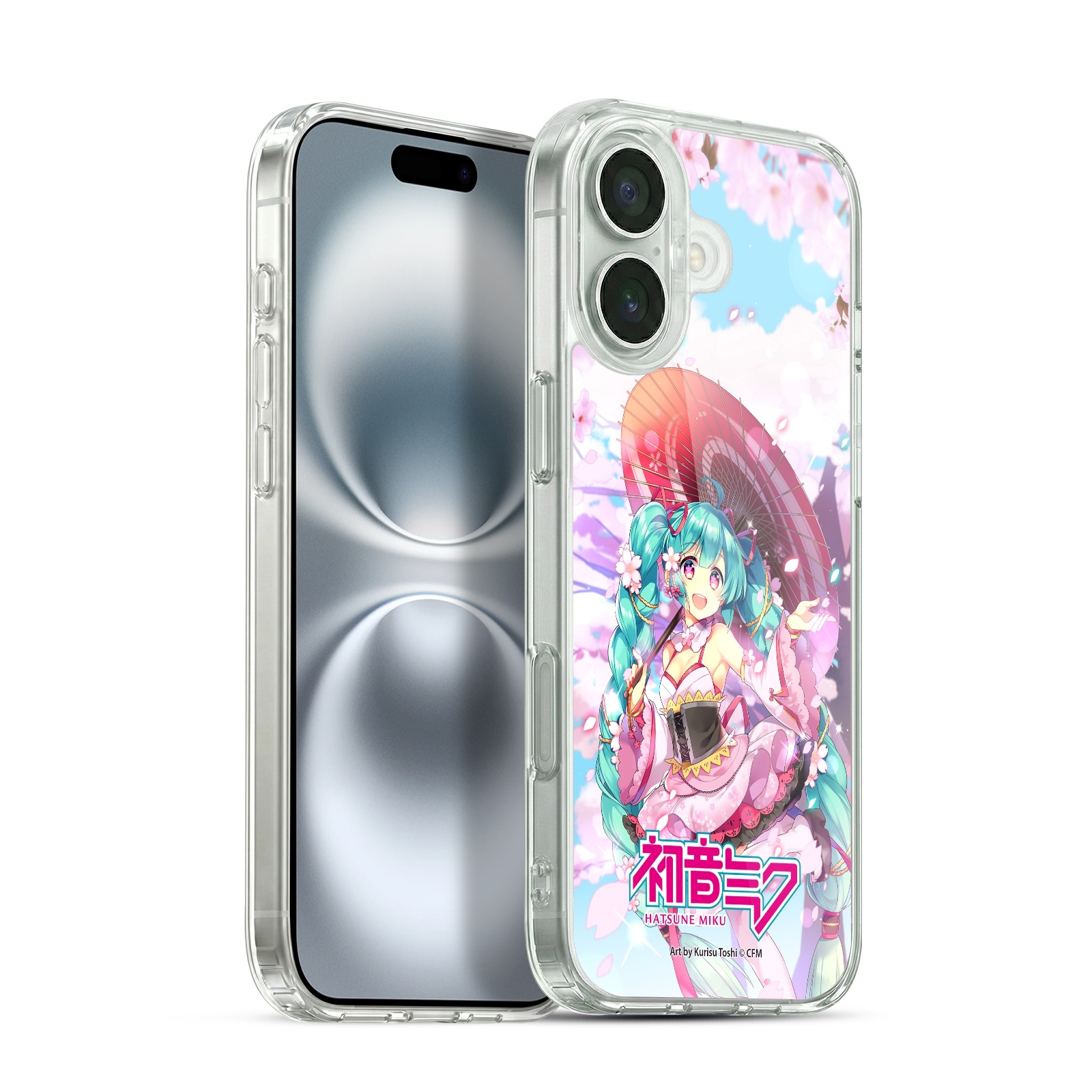 Sakura Parasol Hybrid MagSafe Case for iPhone 16 Plus