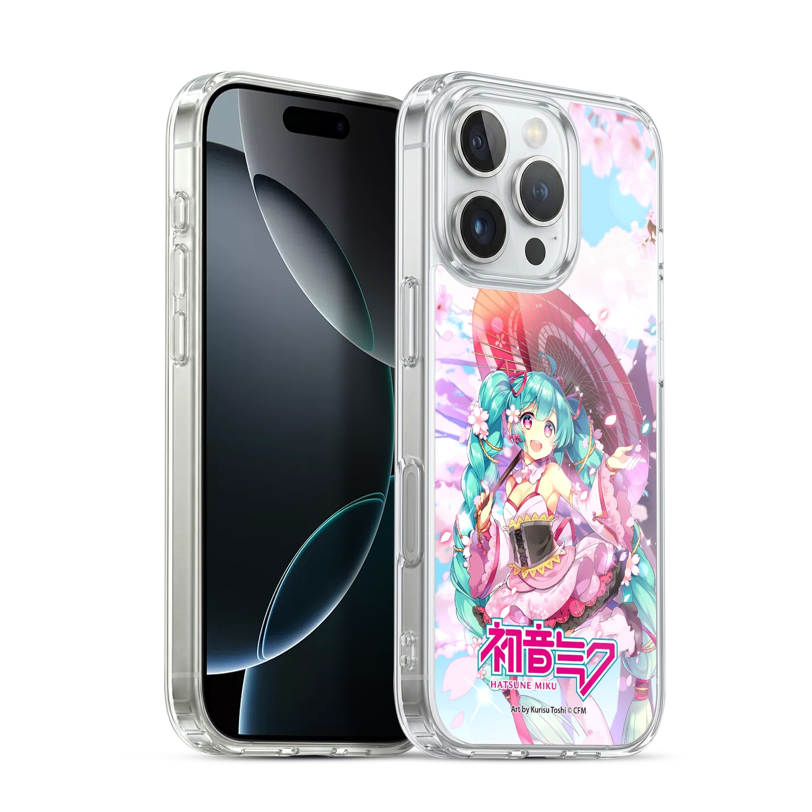 Sakura Parasol Hybrid MagSafe Case for iPhone 16 Pro
