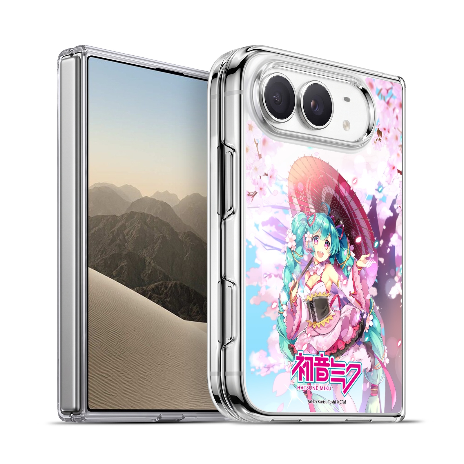 Sakura Parasol Hybrid MagSafe Case for iPhone Duo