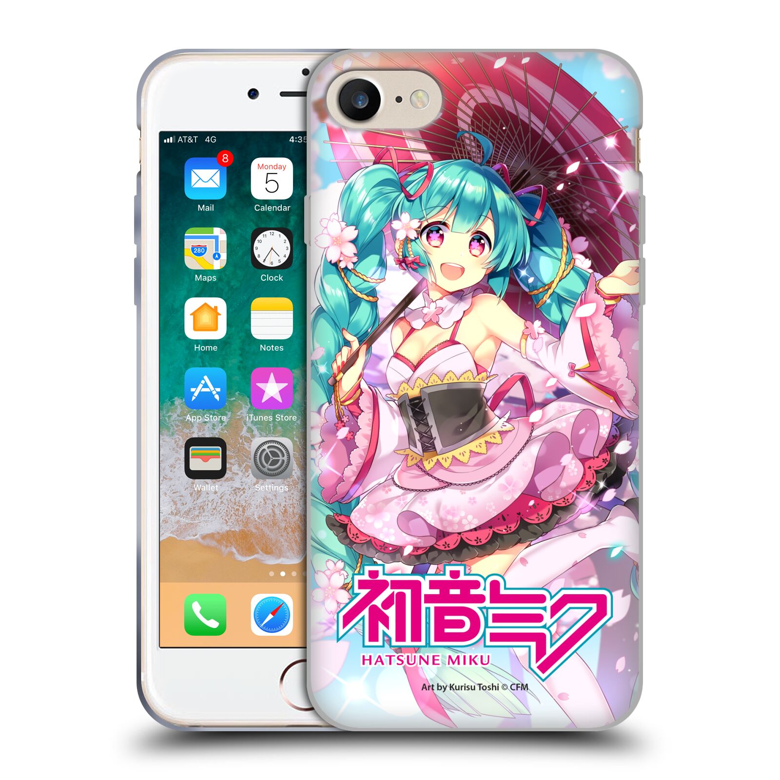 Sakura Parasol Hybrid MagSafe Case for iPhone 7 / 8 / SE (2020, 2022)