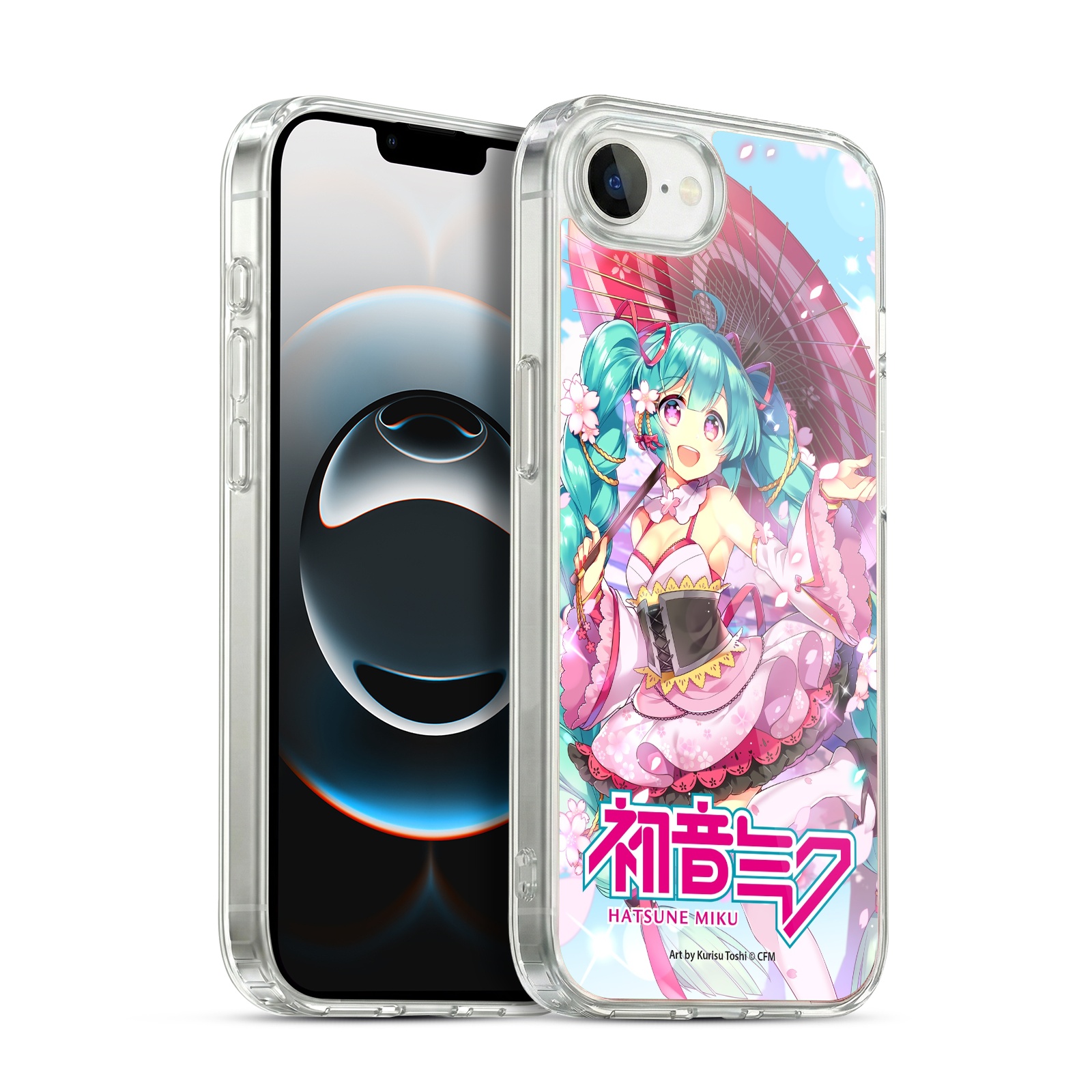 Sakura Parasol Hybrid MagSafe Case for iPhone SE (4th gen)