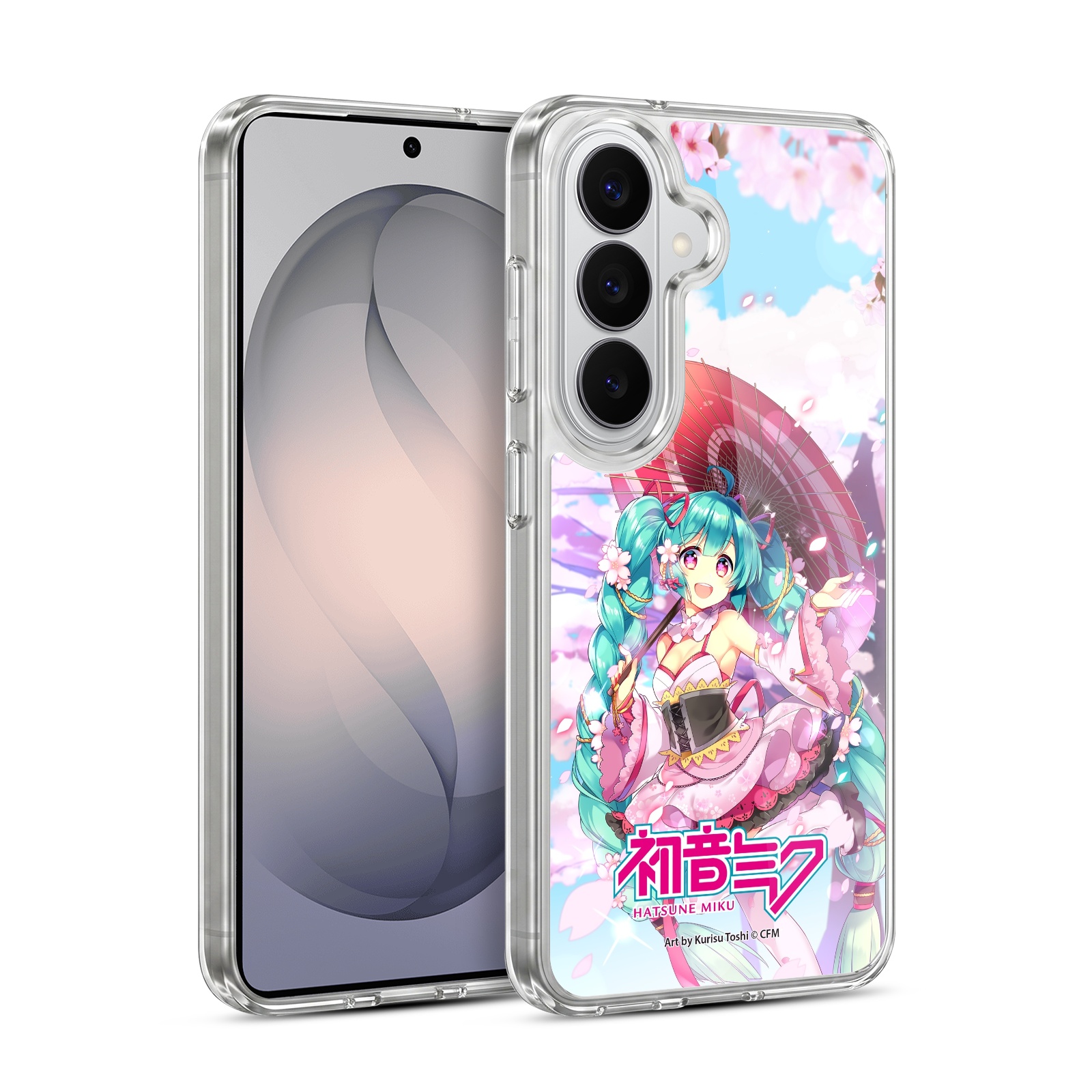 Sakura Parasol Hybrid MagSafe Case for Galaxy S26 Plus
