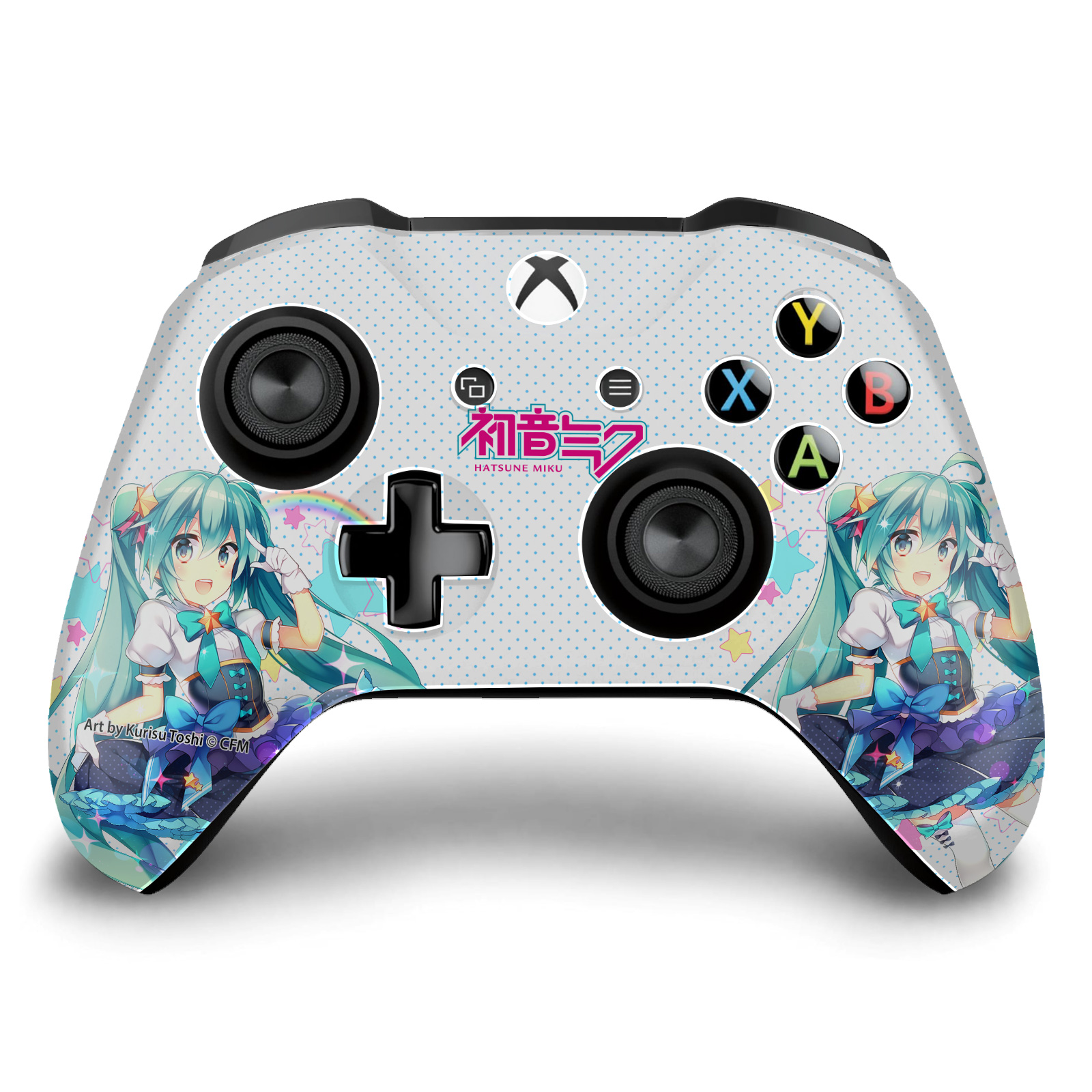 OFFICIAL HATSUNE MIKU GRAPHICS VINYL SKIN DECAL FOR XBOX ONE S / X CONTROLLER