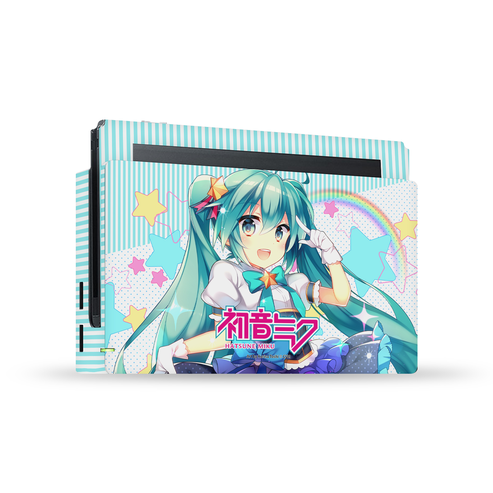 OFFICIAL HATSUNE MIKU GRAPHICS VINYL SKIN FOR NINTENDO SWITCH CONSOLE & DOCK