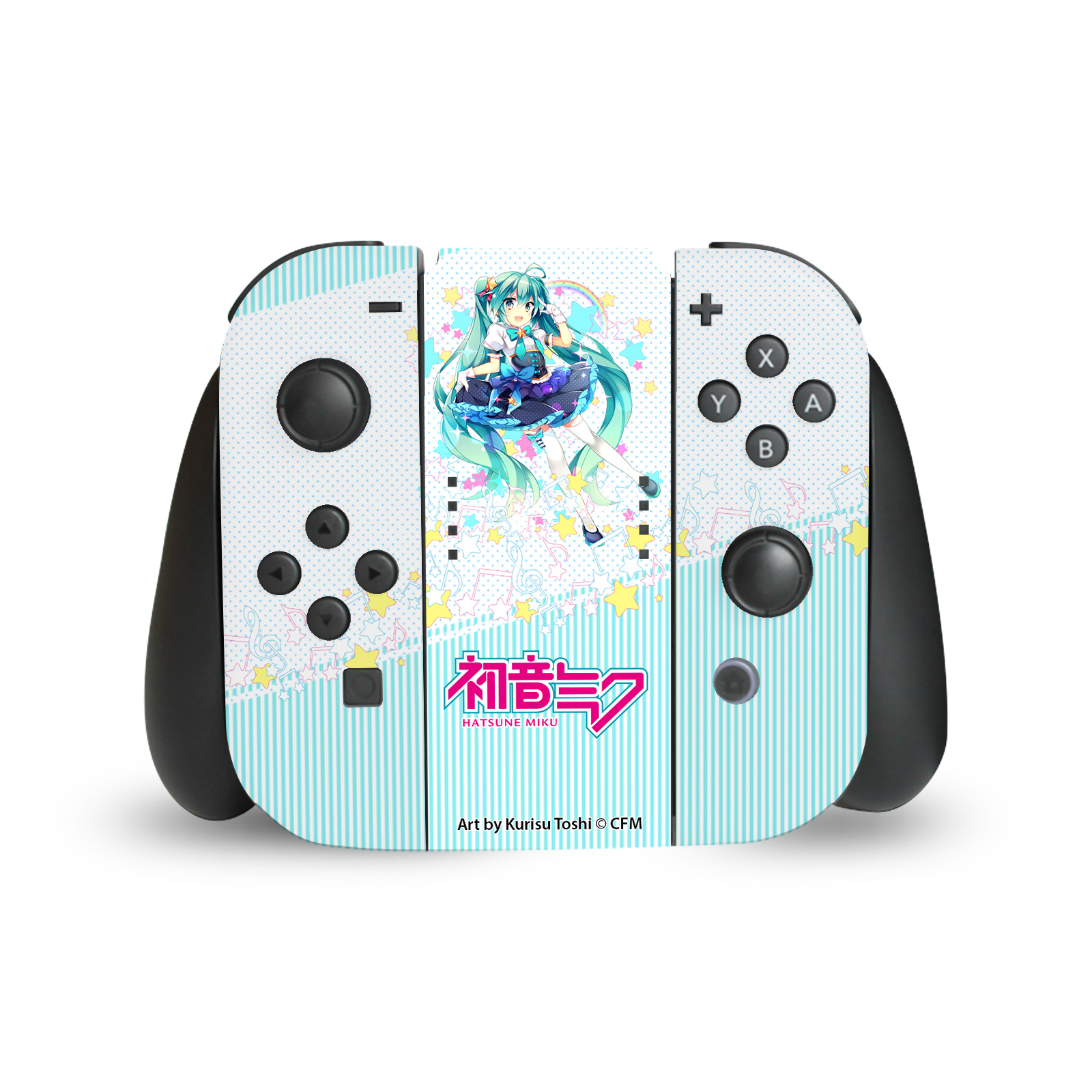 OFFICIAL HATSUNE MIKU GRAPHICS VINYL SKIN FOR NINTENDO SWITCH JOY