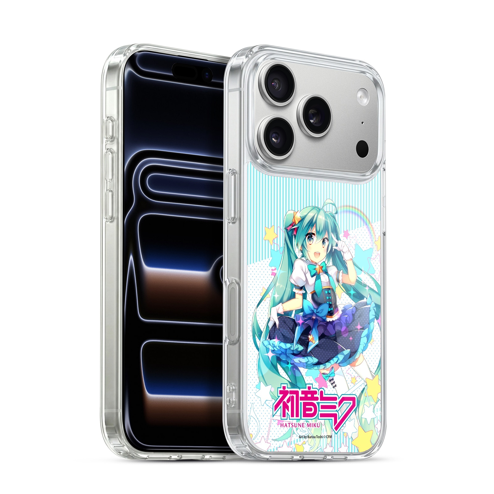 Stars And Rainbow Hybrid MagSafe Case for iPhone 17 Pro