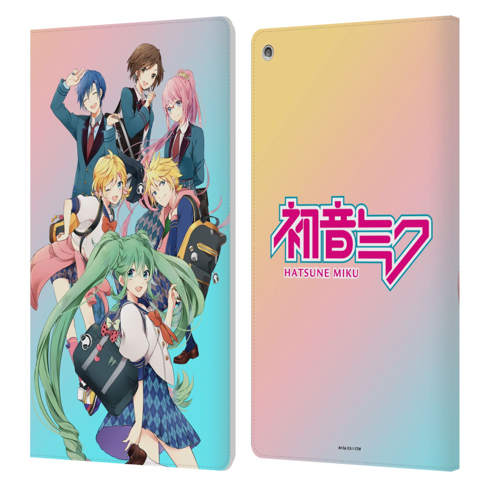OFFICIAL HATSUNE MIKU VIRTUAL SINGERS LEATHER BOOK WALLET CASE FOR AMAZON FIRE - Picture 8 of 10