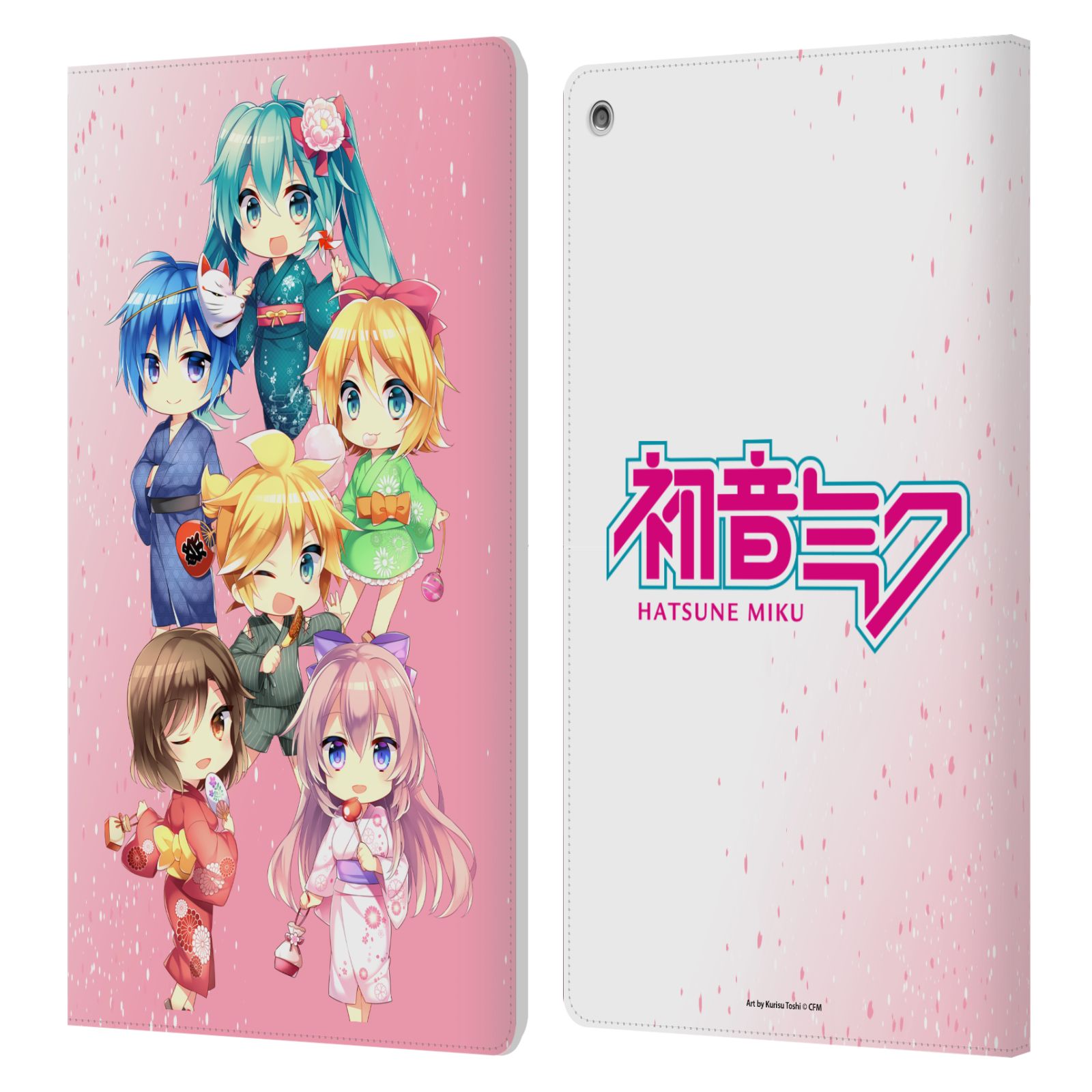 OFFICIAL HATSUNE MIKU VIRTUAL SINGERS LEATHER BOOK WALLET CASE FOR AMAZON FIRE - Picture 7 of 10