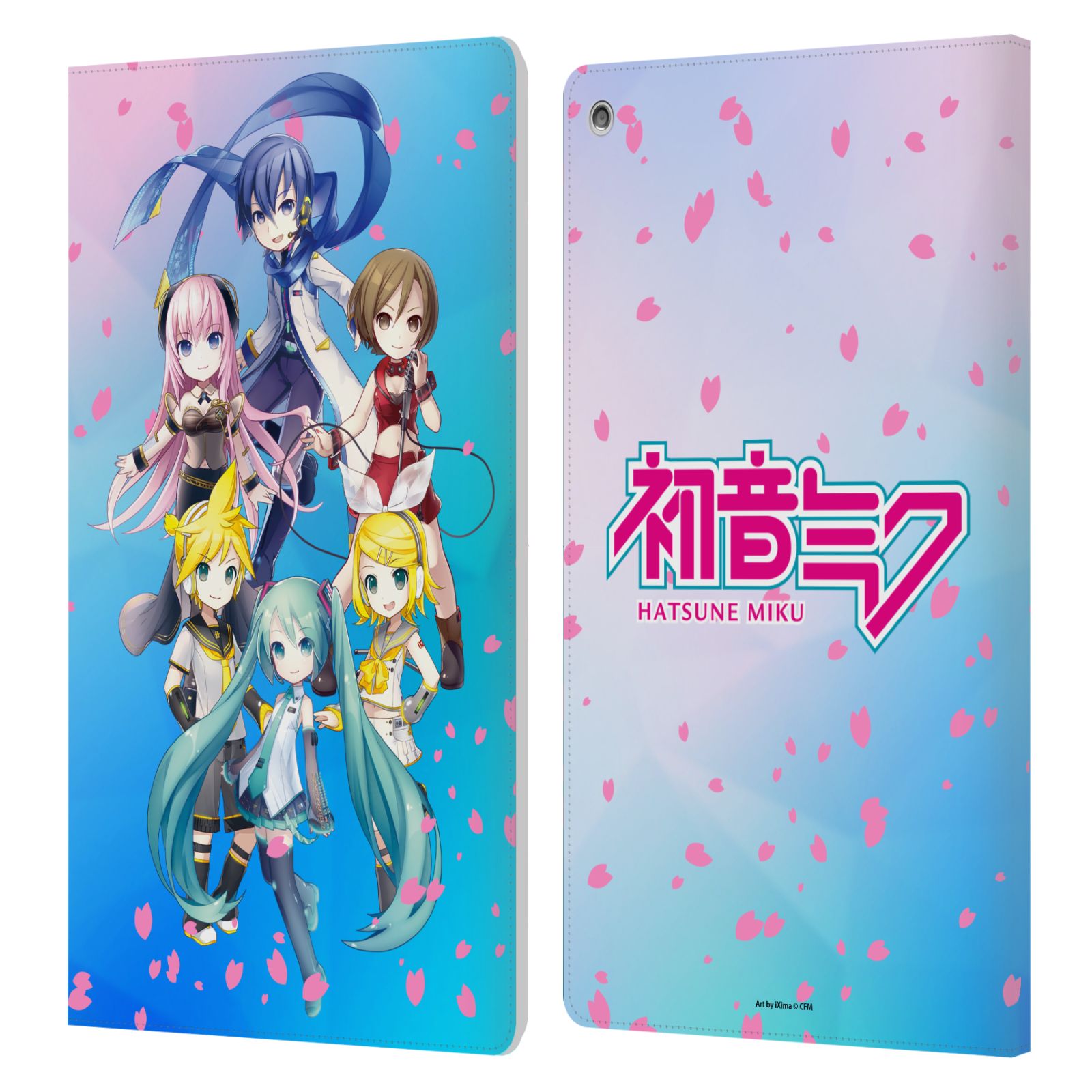 OFFICIAL HATSUNE MIKU VIRTUAL SINGERS LEATHER BOOK WALLET CASE FOR AMAZON FIRE - Picture 10 of 10