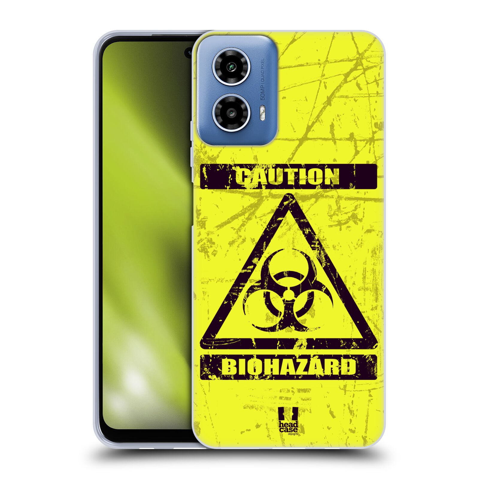 Silikonové pouzdro na mobil Motorola Moto G34 5G - Head Case - BIOHAZARD (Silikonový kryt, obal, pouzdro na mobilní telefon Motorola Moto G34 5G s motivem BIOHAZARD)